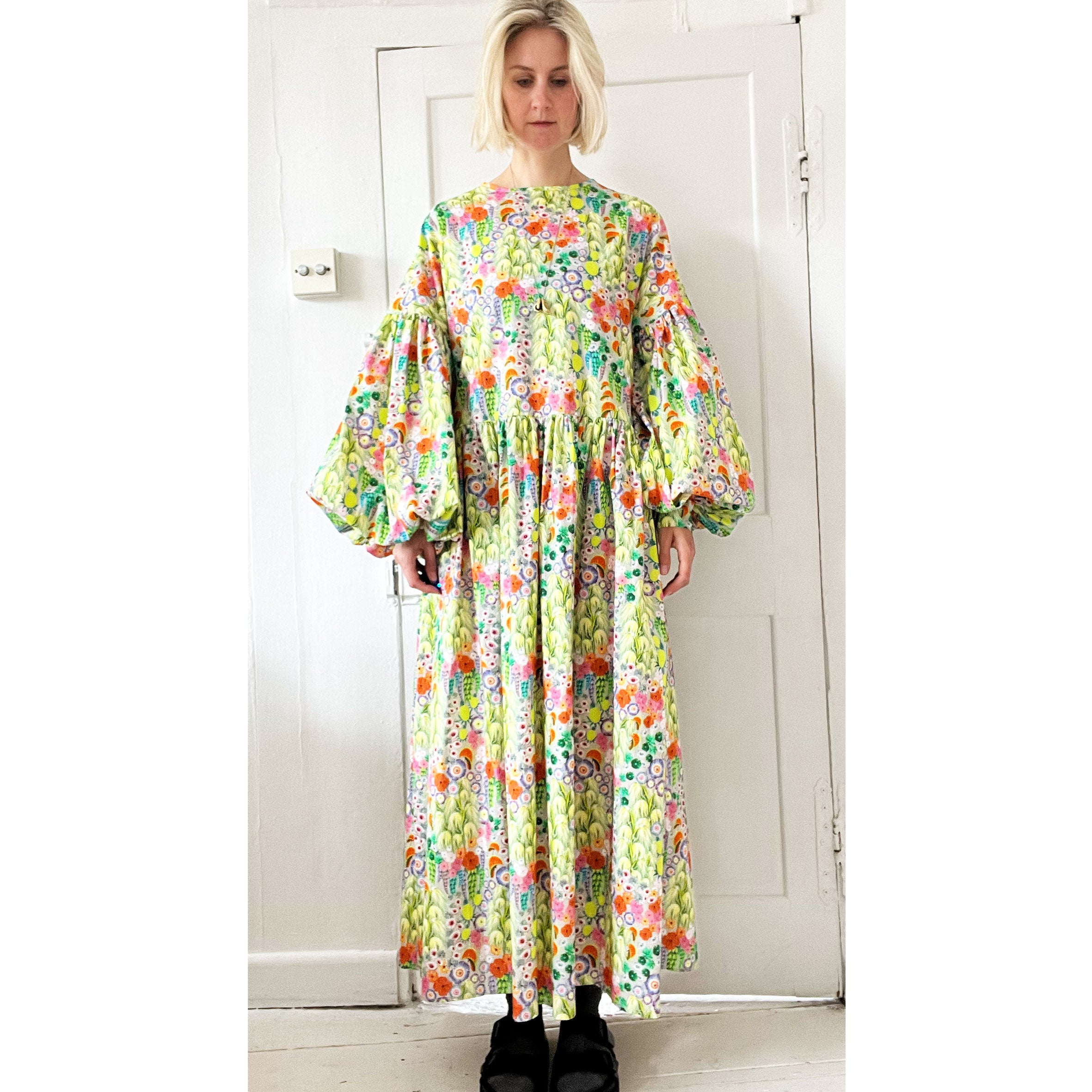Klements Women's Dusk Dress In Flowers Of The Nile Print