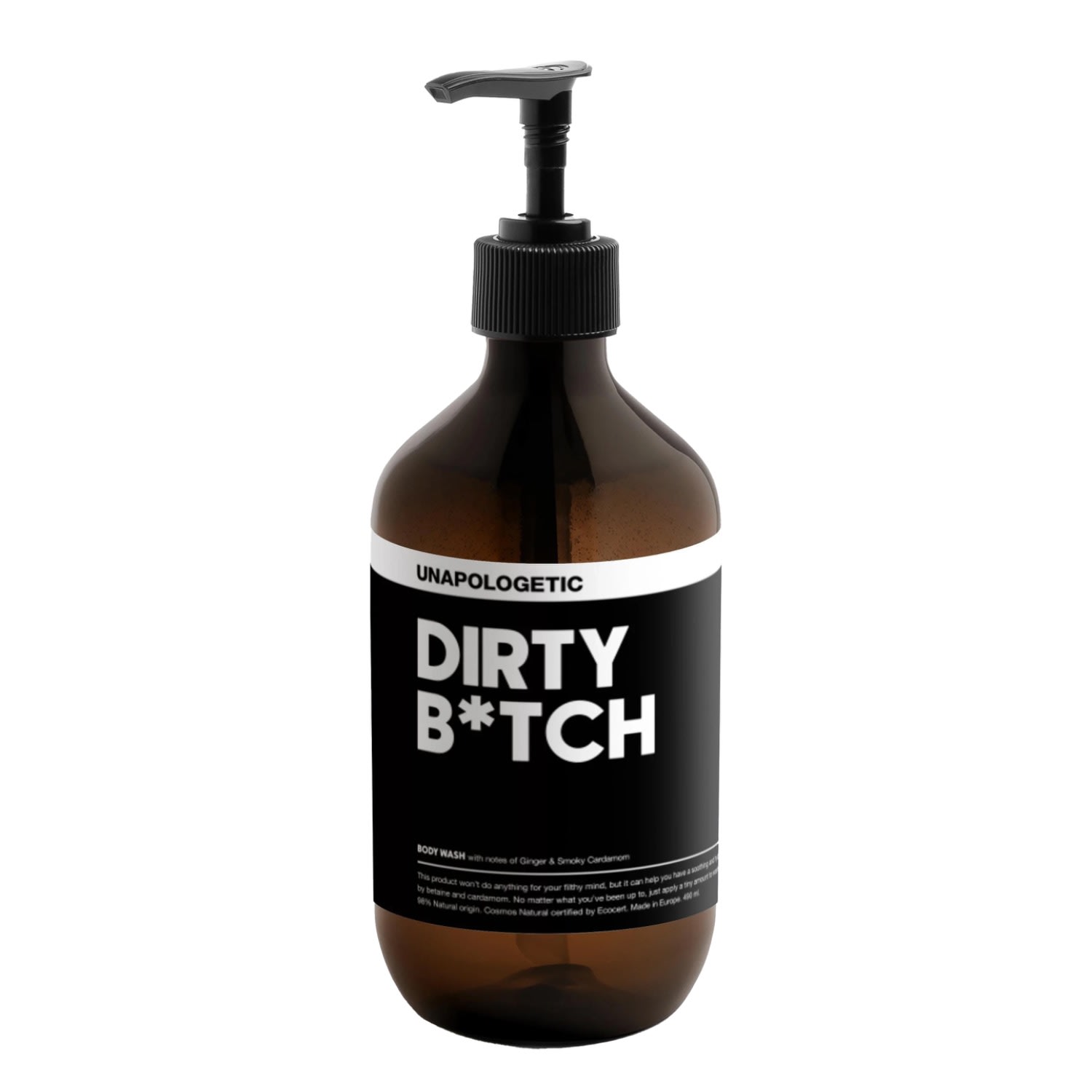Unapologetic Black Dirty B*tch Ginger & Cardamom Body Wash