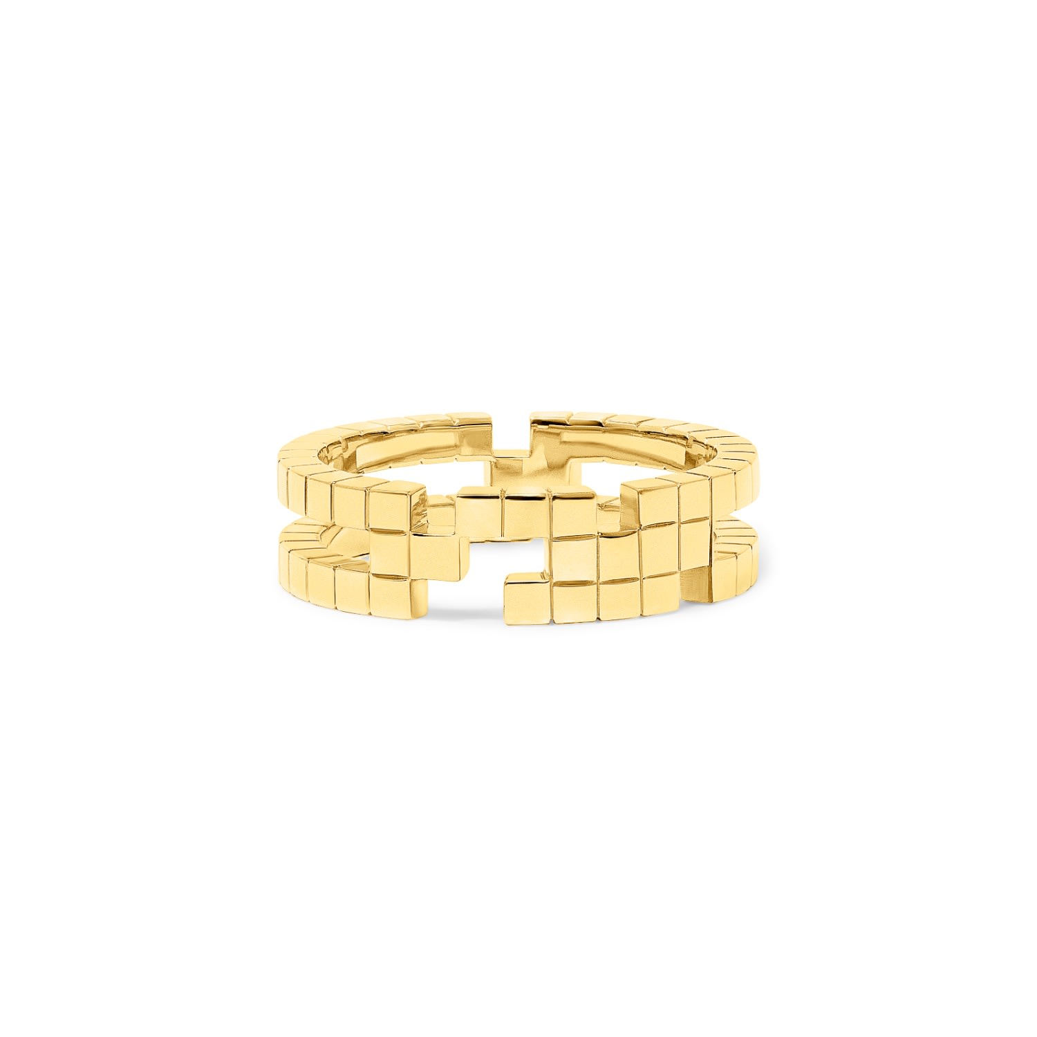 Women’s Yellow Gold Vermeil Tetris Cube Kiki Ring Edx