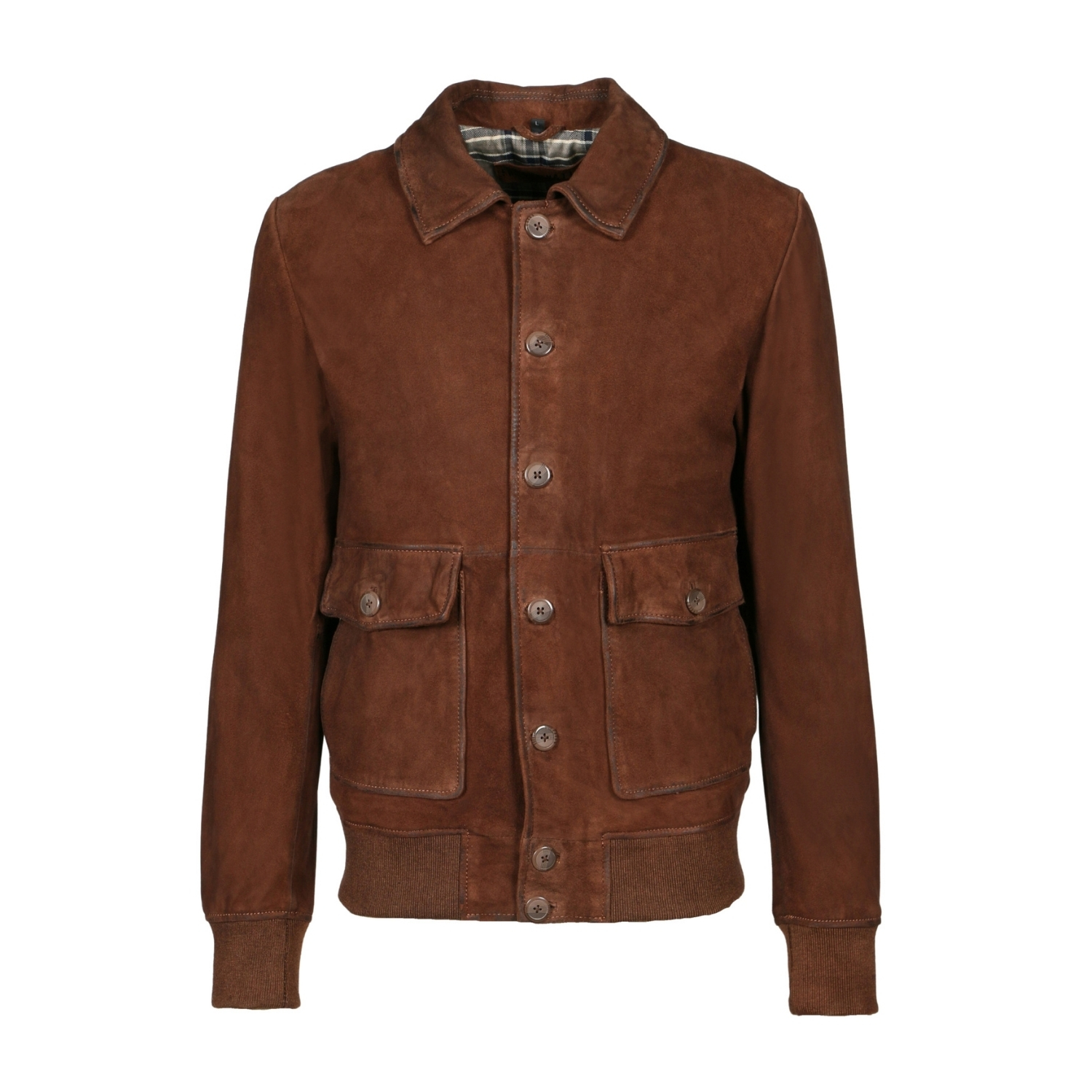 Men´S Goat Suede Vintage Blouson Jacket Cosy Brown | Freaky Nation