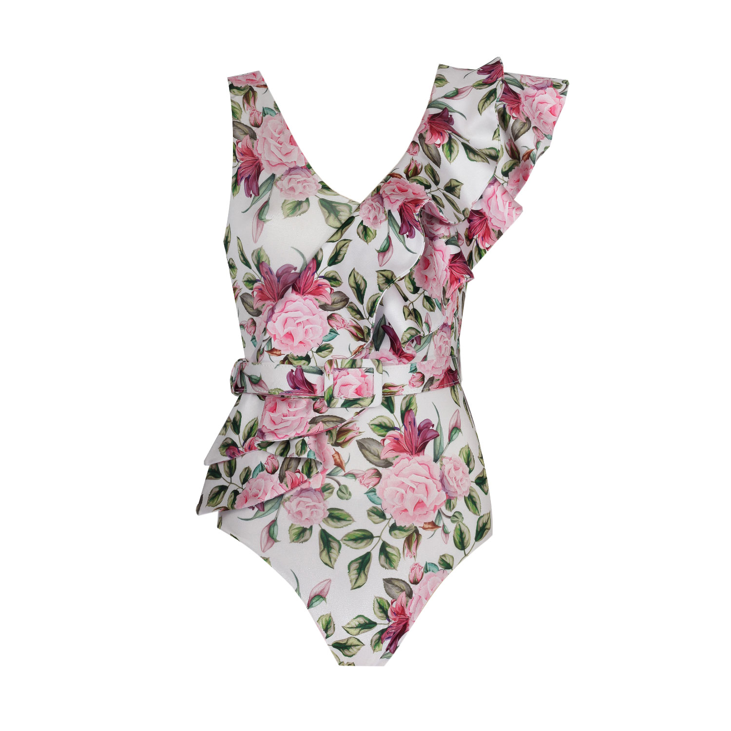 Nur Karaata Women's Lilac Rose Swimsuit In Purple