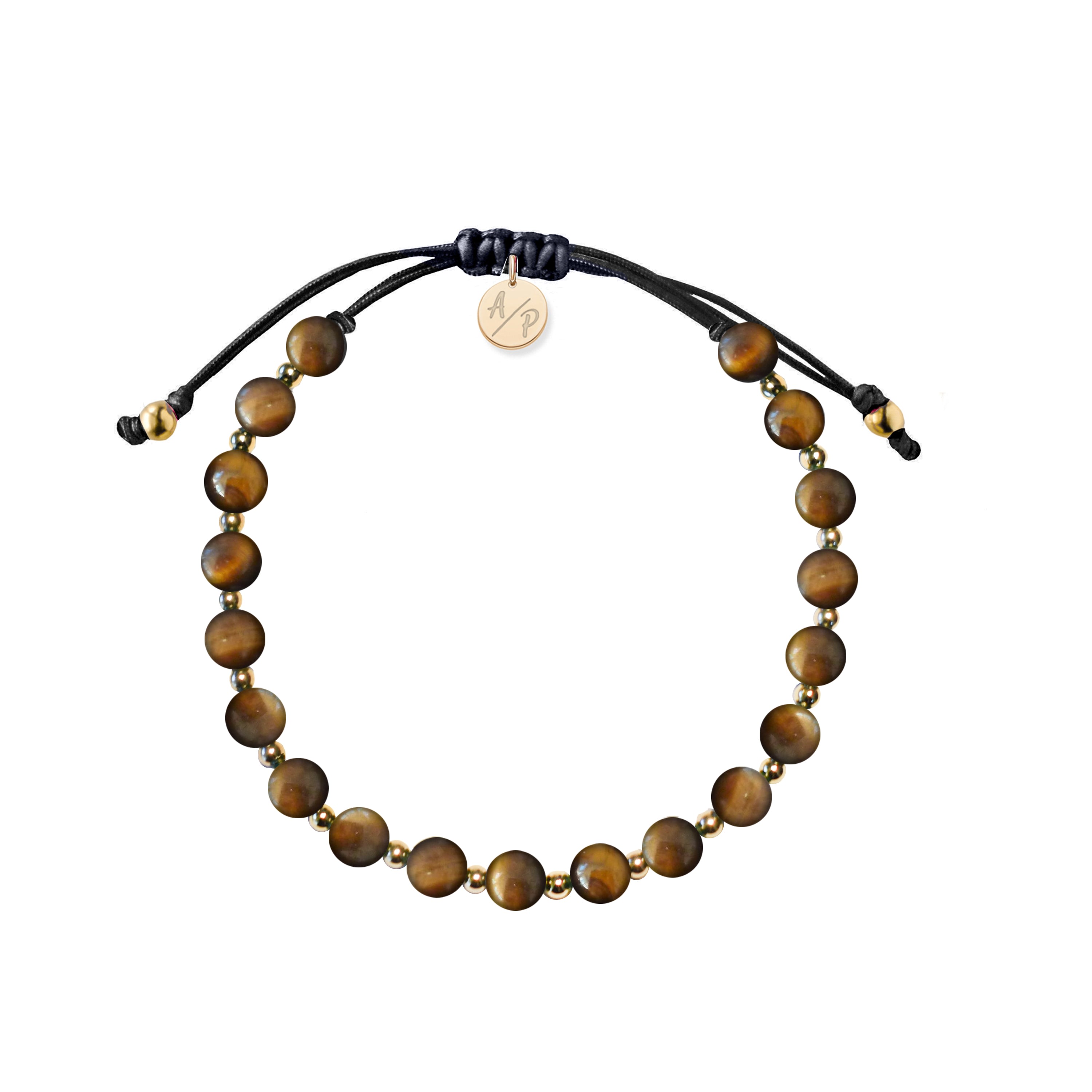 Men’s Tiger’s Eye Bracelet - Gold Filled Adriana Pappas Designs