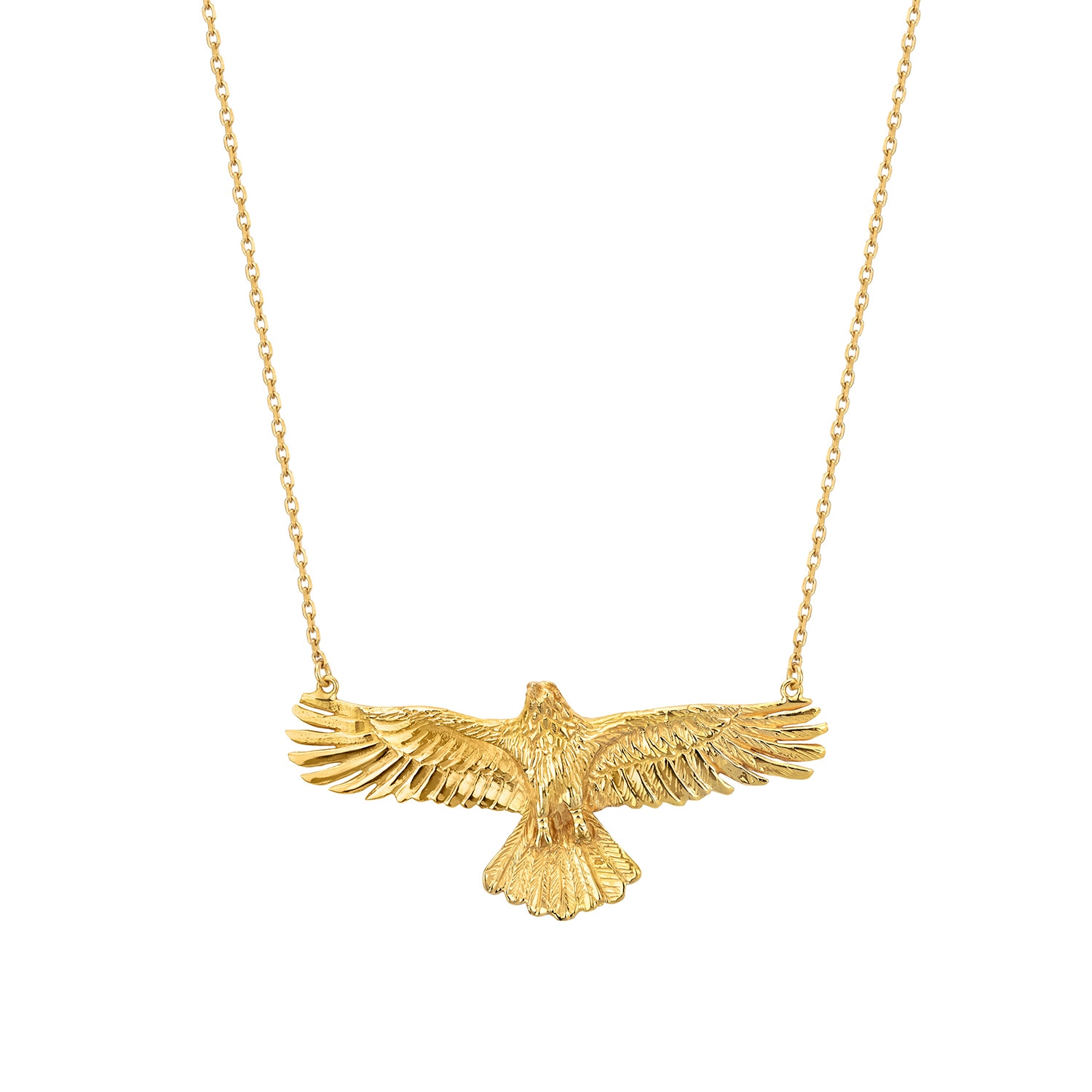 Zoe And Morgan Women's Eagle Necklace Gold