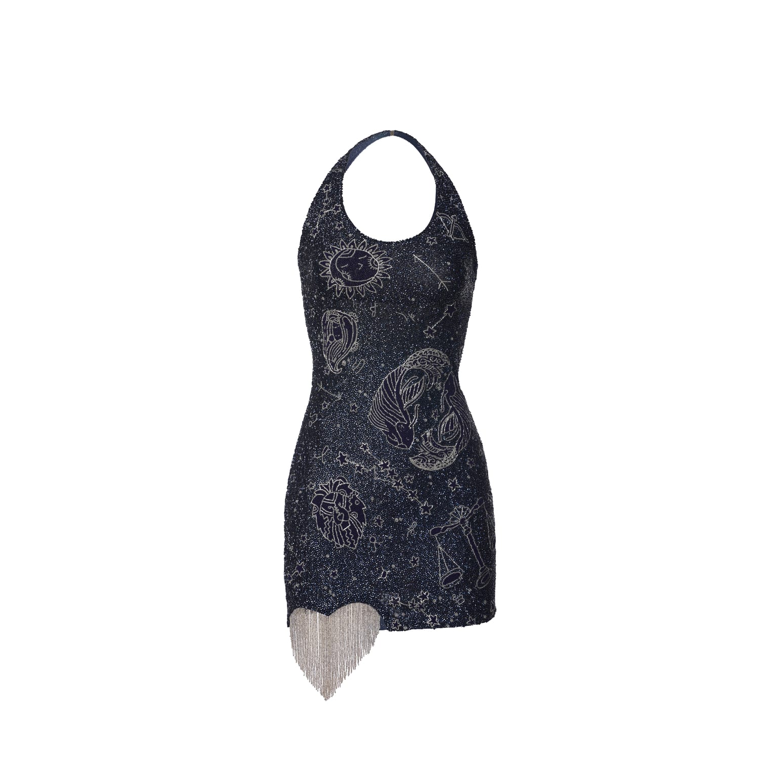 Women's Blue / Silver The Zodiac Dress | Extra Small | Songs of Siren
