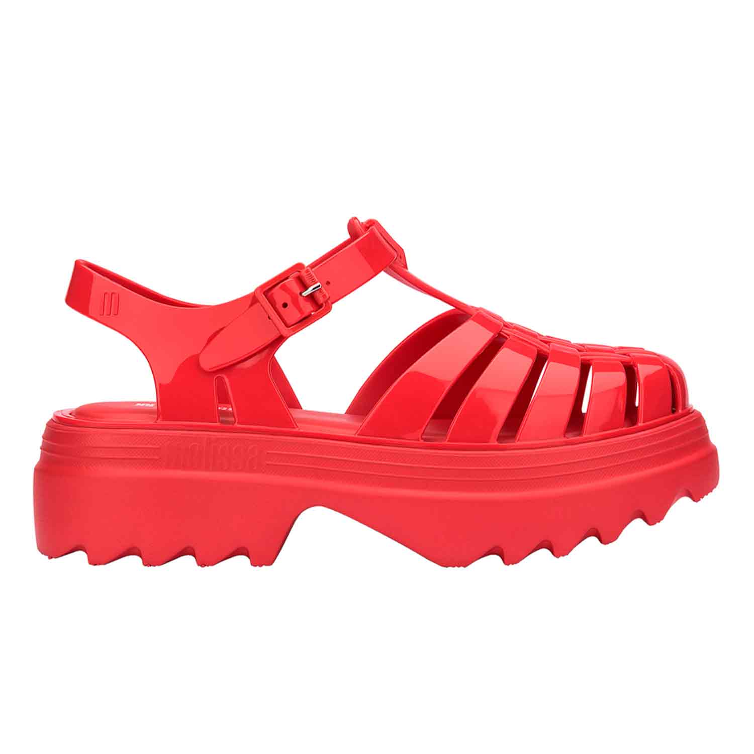 Melissa Possession Platform Fisherman Sandal In Red, Women's At Urban Outfitters In Red