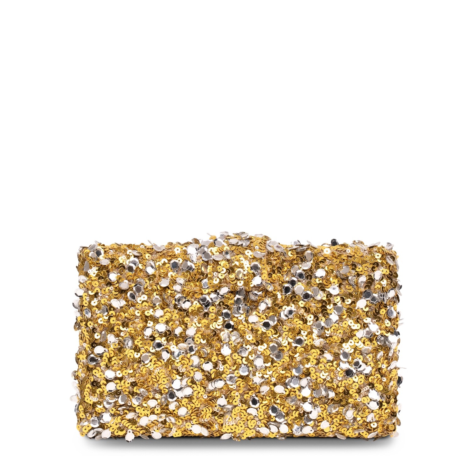 Simitri Women's Gold / Silver Golden Hour Clutch In Multi