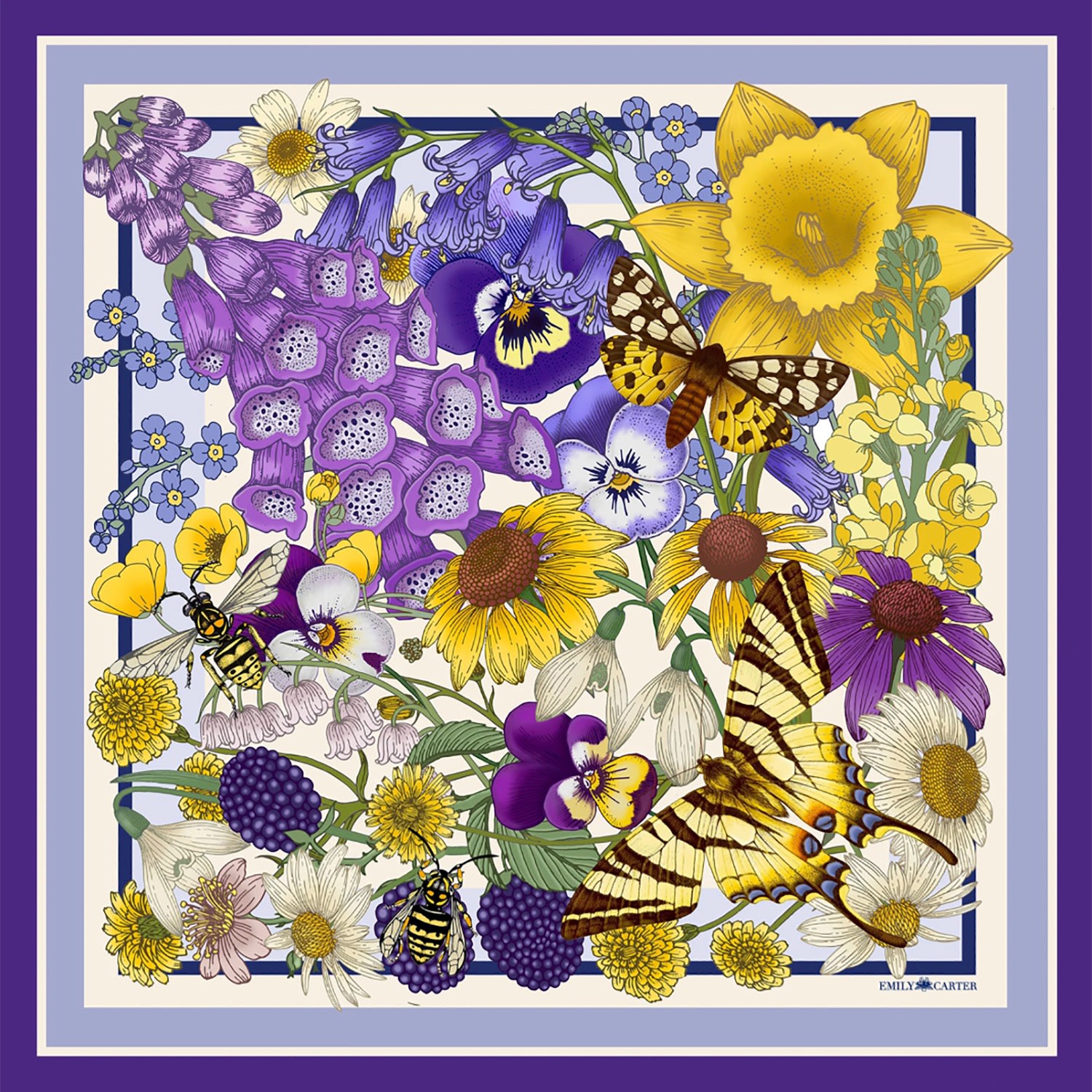 Emily Carter Women's The Wild Flower Scarf - L