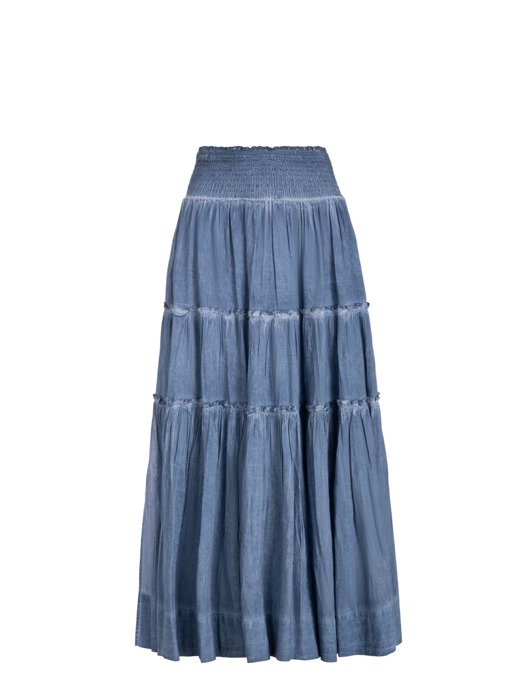 Change Of Scenery Women's Blue Charlie Skirt In Stonewash In Blue