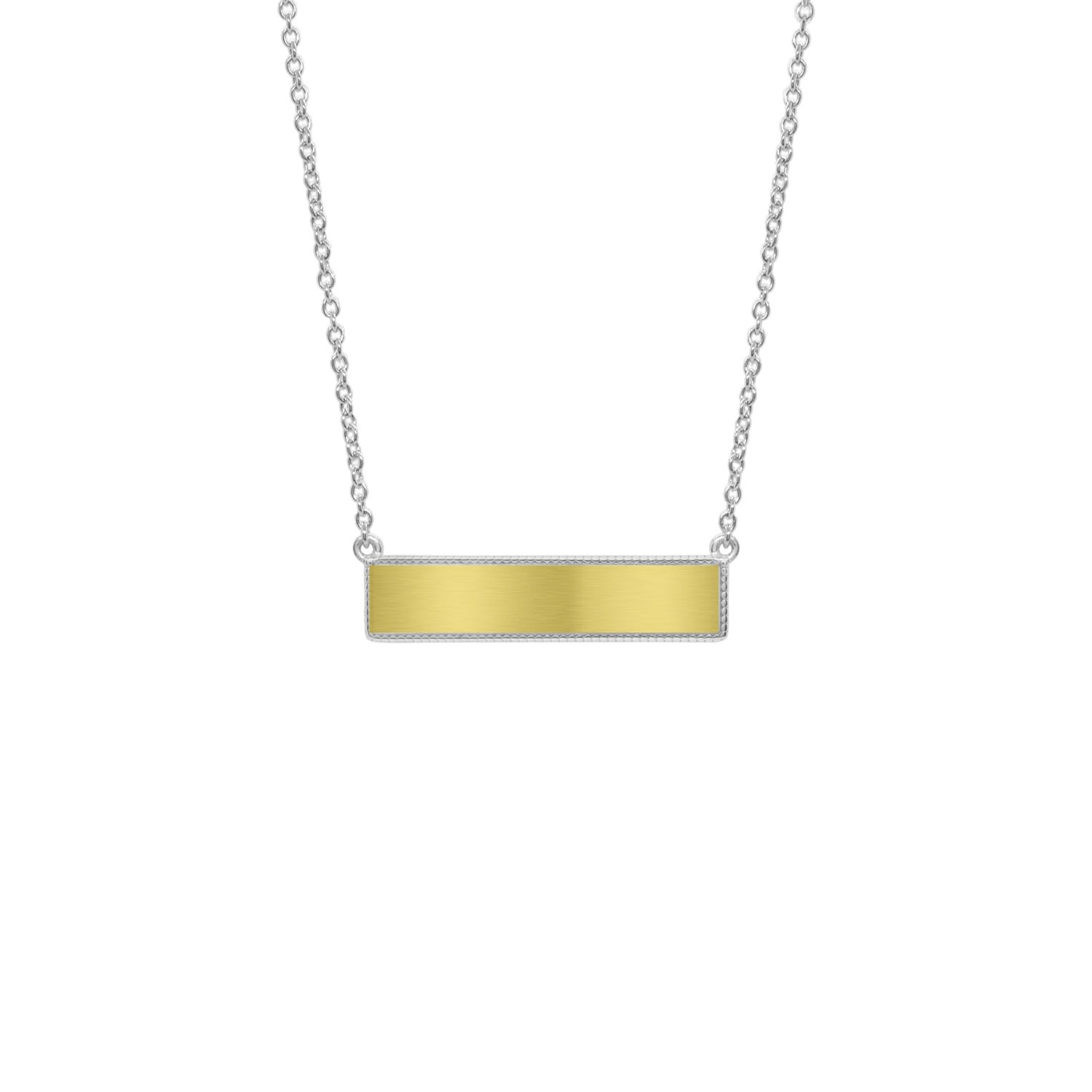 Women’s Facade Of Balance Reversible Simple Bar Necklace Janus Edinburgh