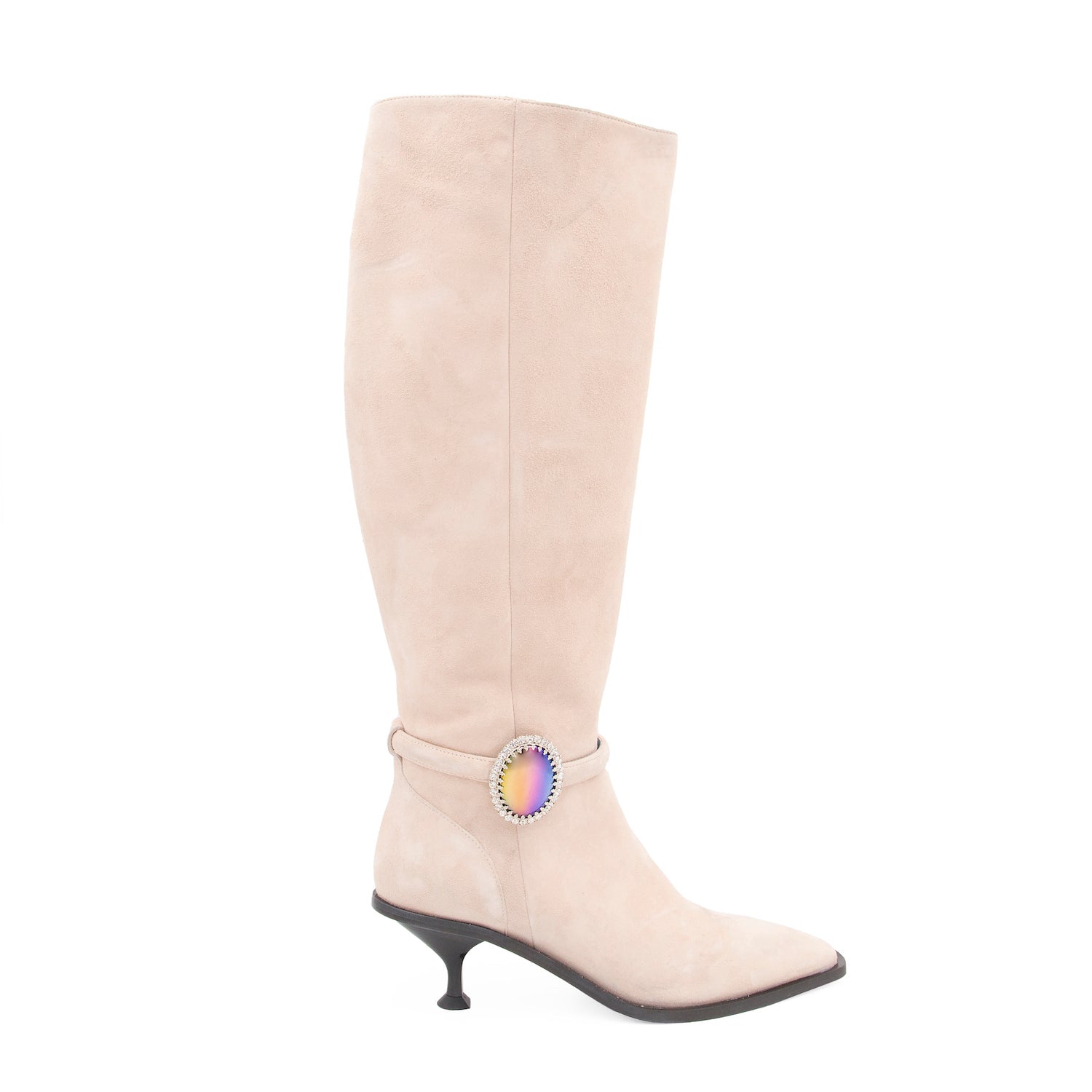 Women’s Neutrals / Pink / Purple Diana Tall Boot Nude Cashmere 5.5 Uk Valentina Rangoni