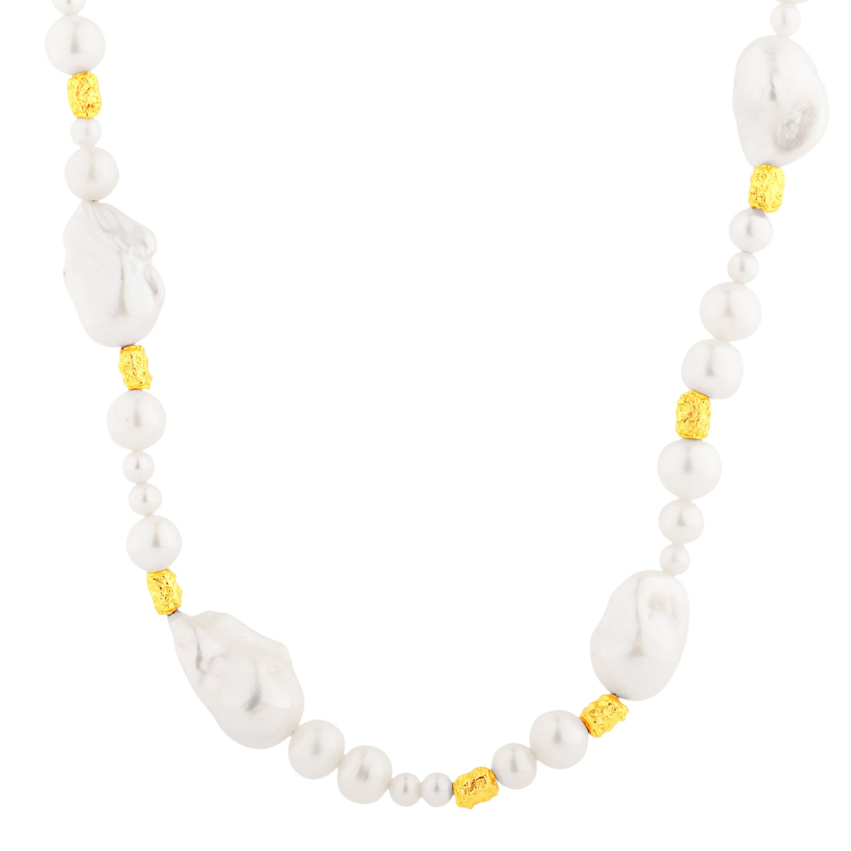 Gem Bazaar Jewellery Women's Gold / White The Margo Necklace In Multi