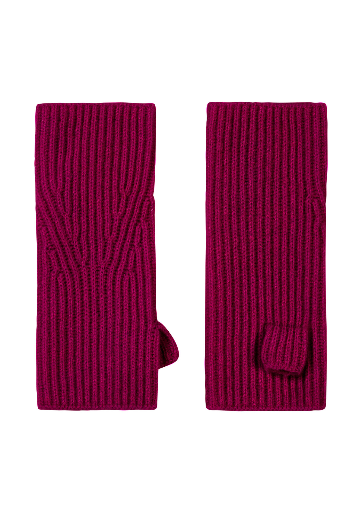 Loop Cashmere Women's Cashmere Mitt In Elegant Barolo Red In Pink