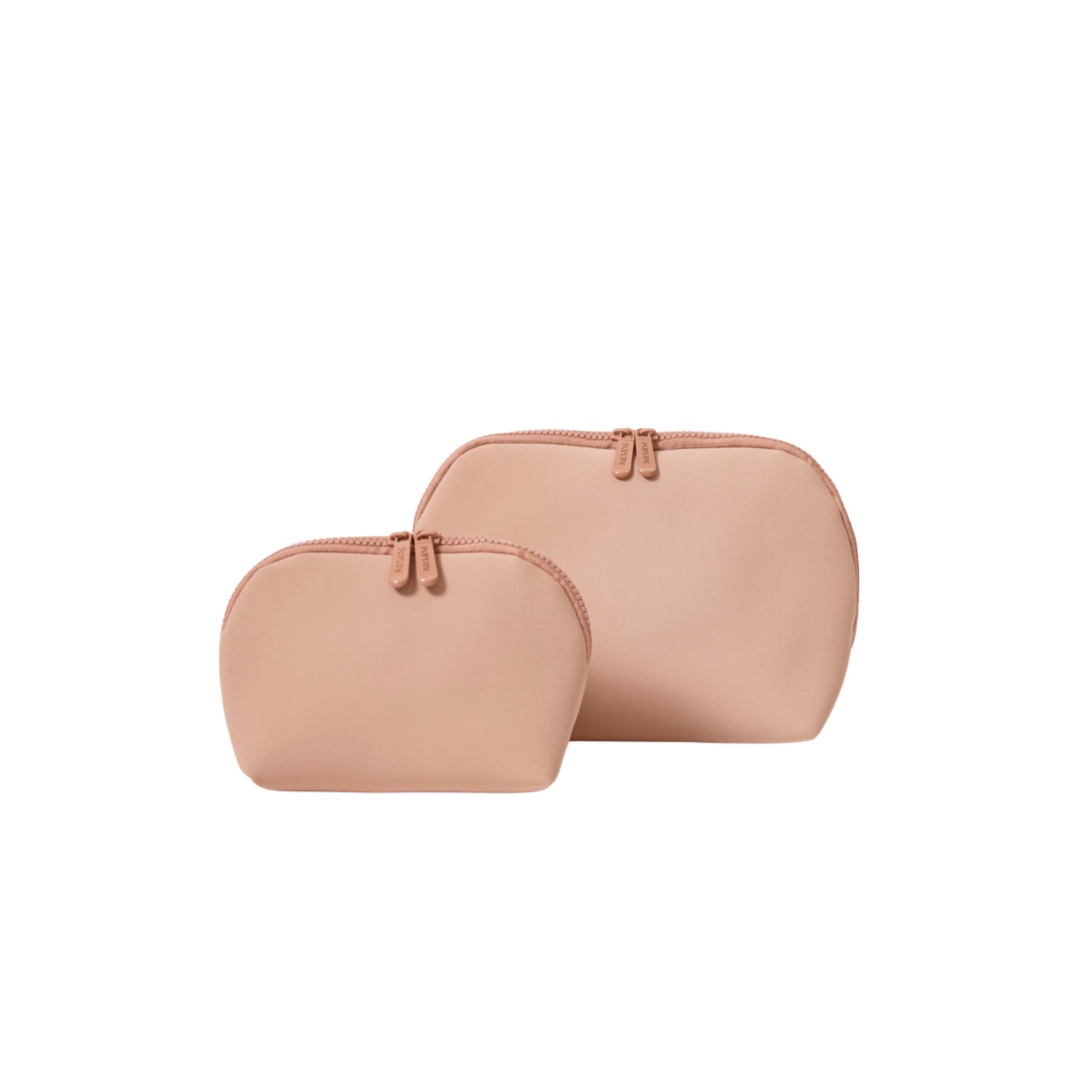Women's Neutrals Makeup Pouch Set Tan | One Size | Pop Ups Brand