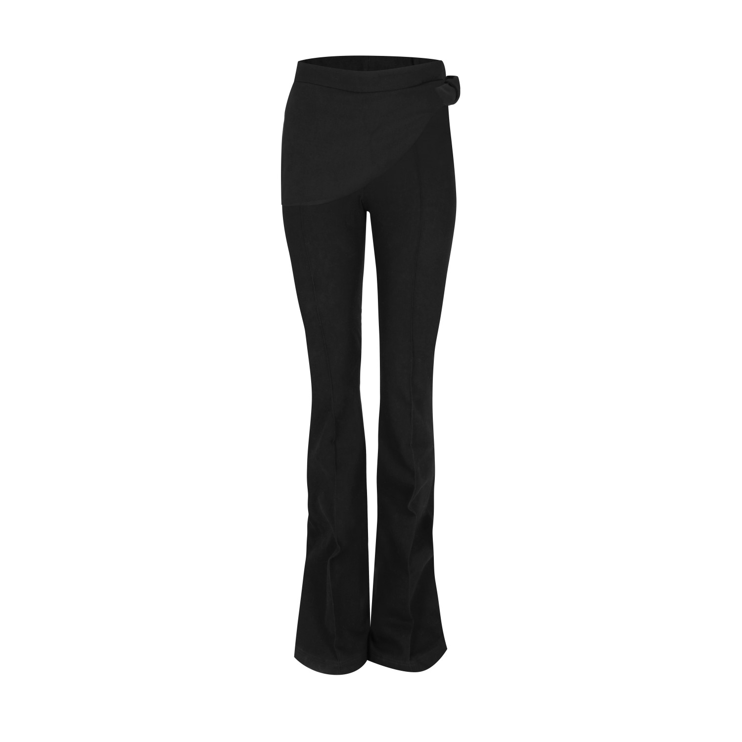 Verge Girl - flare black pants on Designer Wardrobe