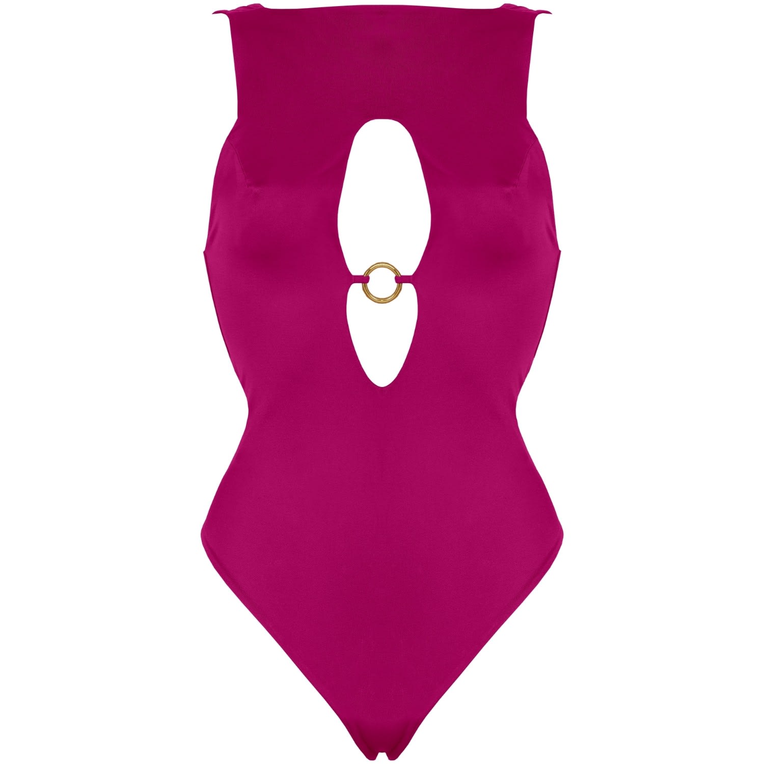 Women's Venetia One-Piece Swimsuit With Cut-Out Detailing In Pink | Extra Small | Antoninias