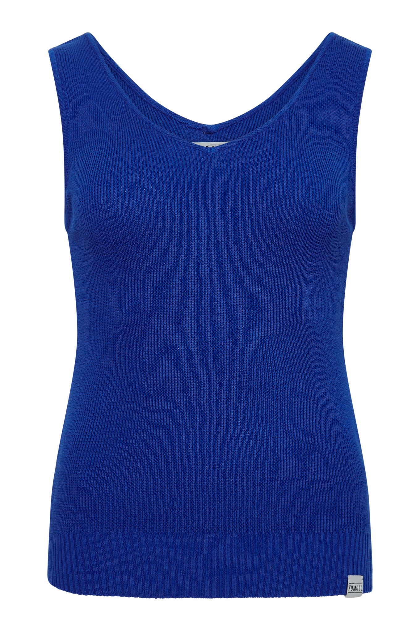 Women’s Yana - Organic Cotton Vest Blue Sapphire Small Komodo