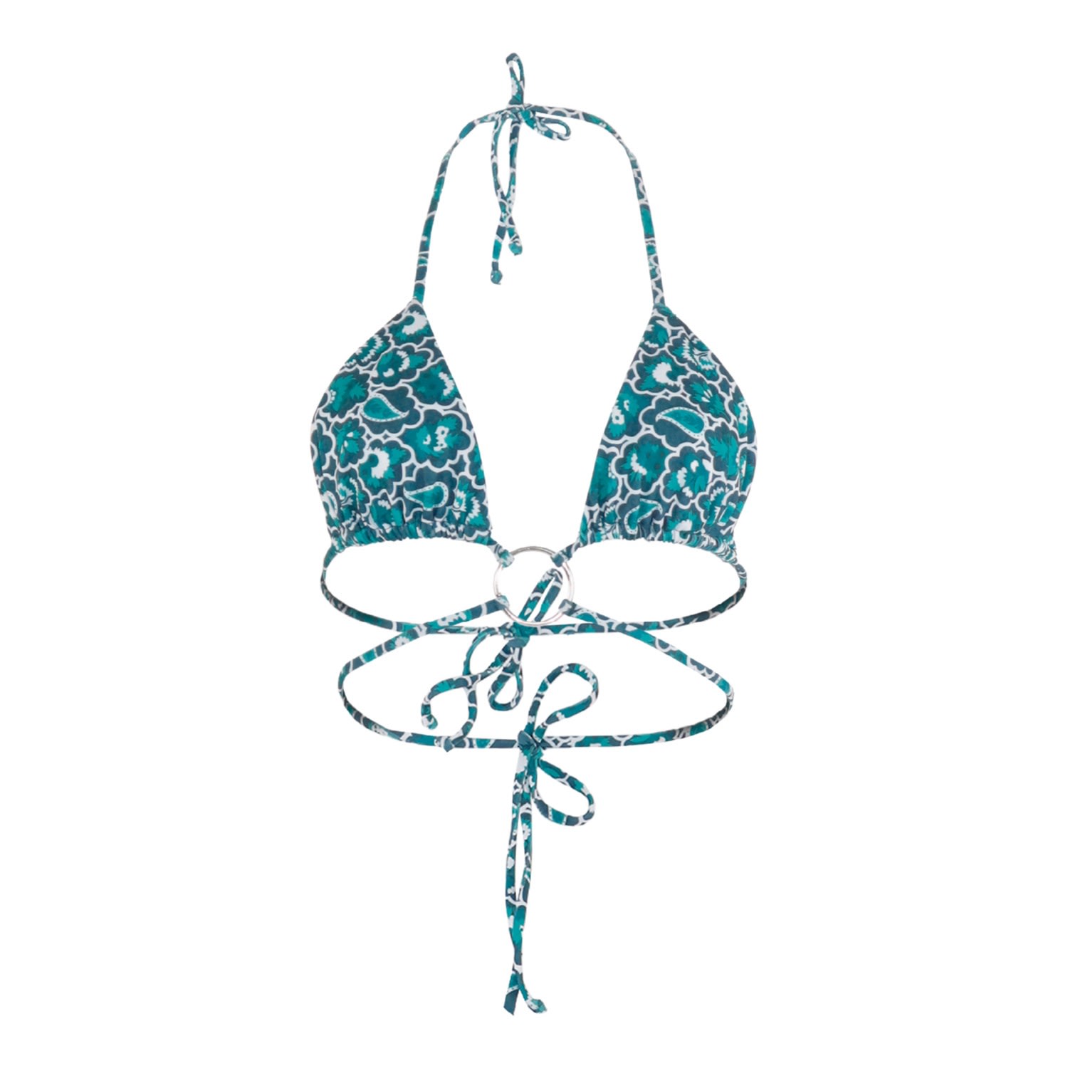 Morrato Bali Women's Green Subash Bikini Top Lathyrus Malacite In Green