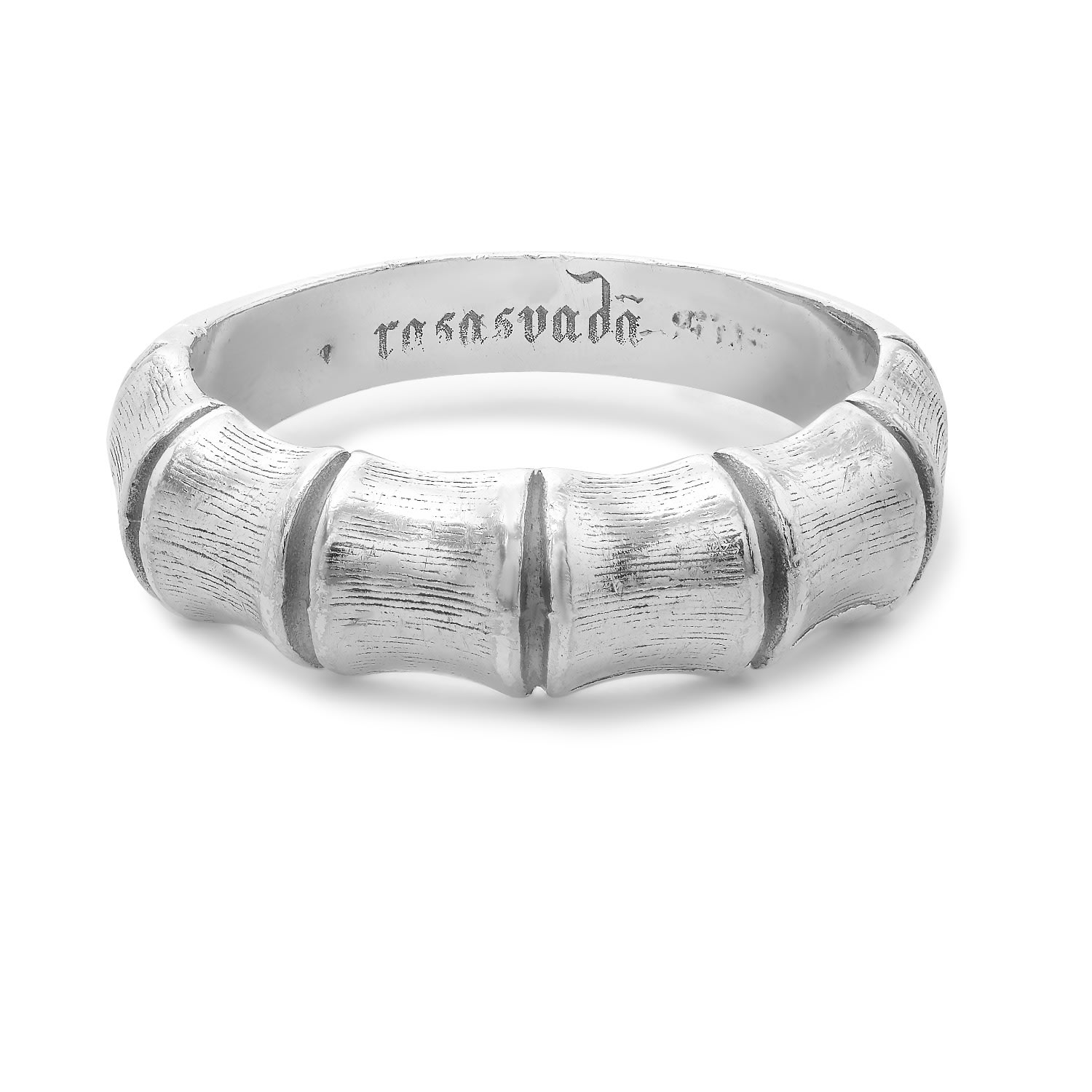 Women’s Silver Bamboo Endurance Ring Bymaialee