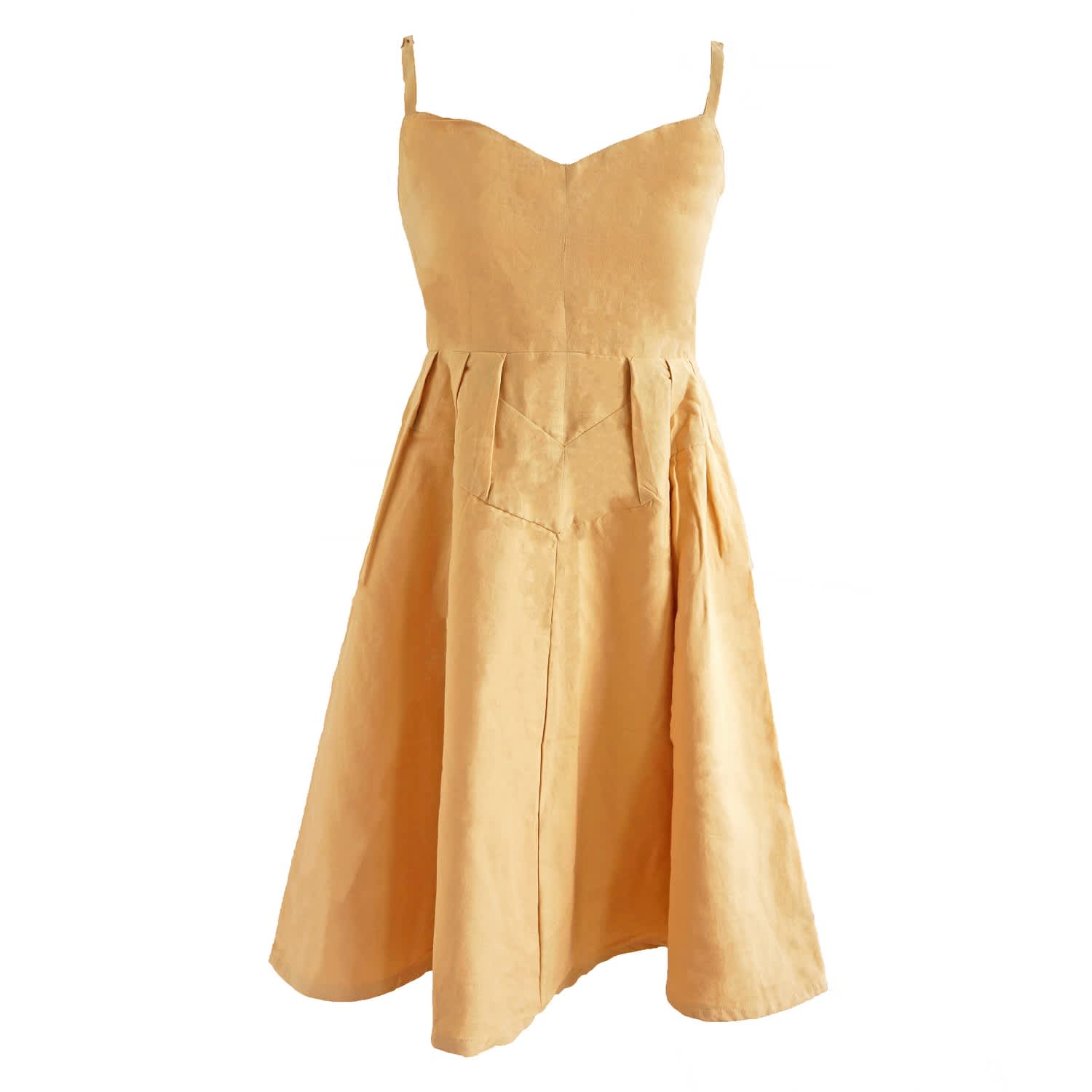 butter yellow dress