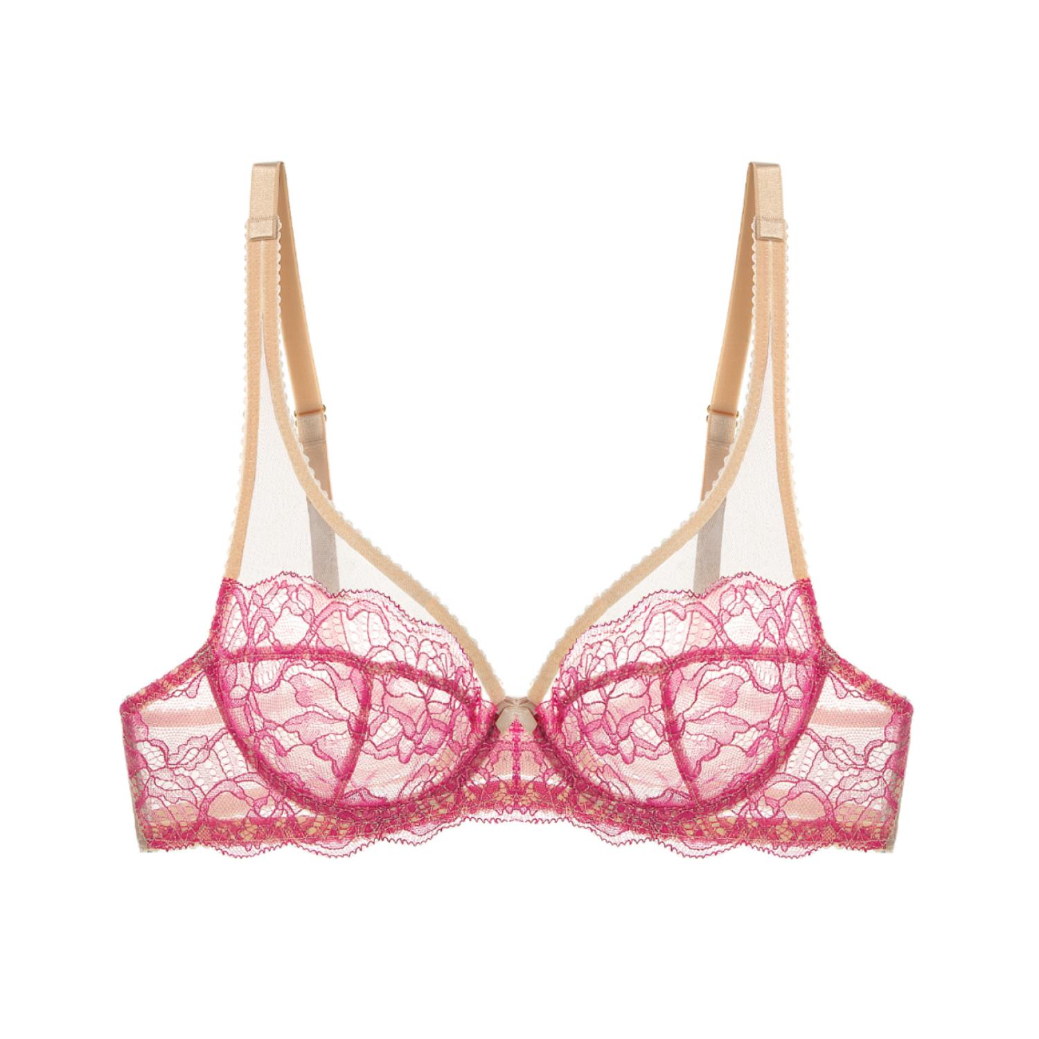 Women’s Pink / Purple Loris Bra - Dark Pink 38B Perilla