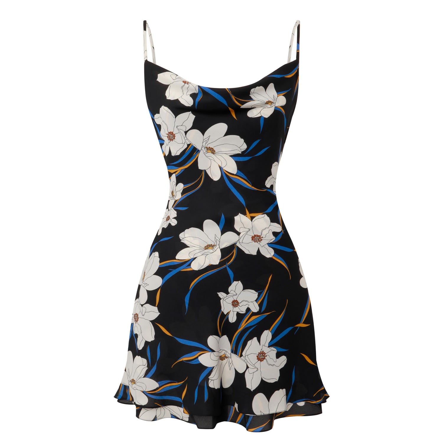 Women's Daisy Floral Print Mini Summer Dress | Large | Sanctumum