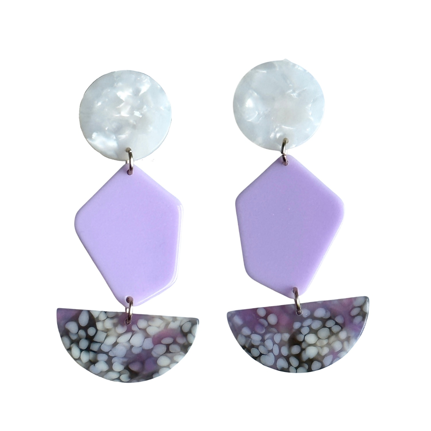 Women’s Pink / Purple Pendulum Drop Earrings In Worth The Hassle Closet Rehab