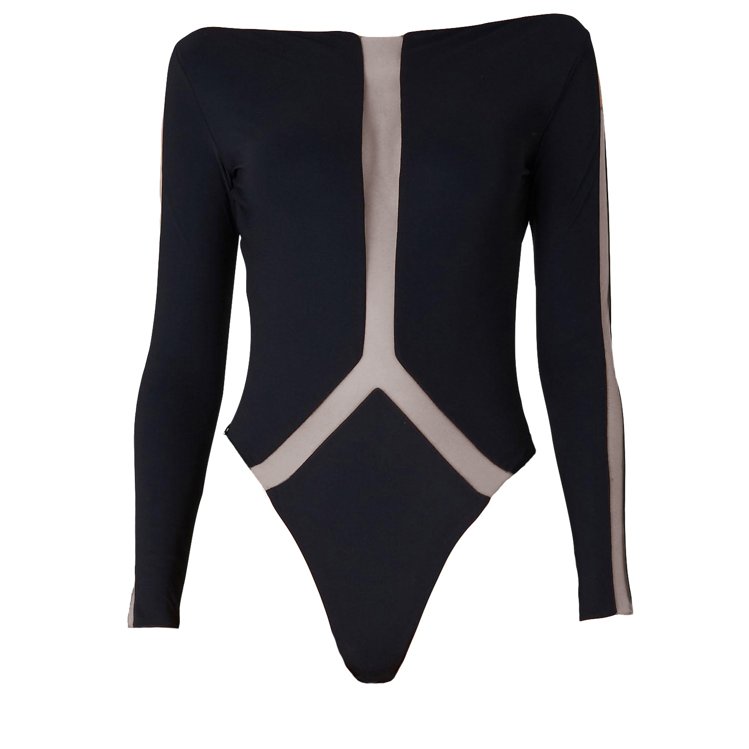 Room 24 Women's Black Regina Bodysuit In Black