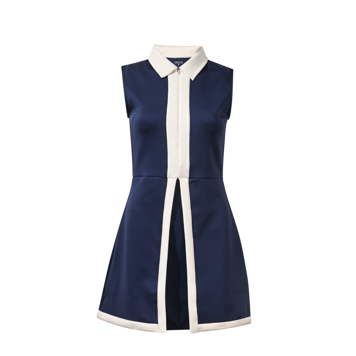 Veeva Women's Blue / White Birdie Dress - Navy And Ivory In Blue