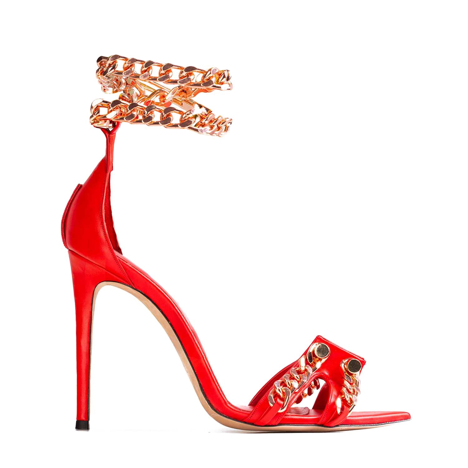 Hardot Women's Qwin Supreme Red Sandals In Red