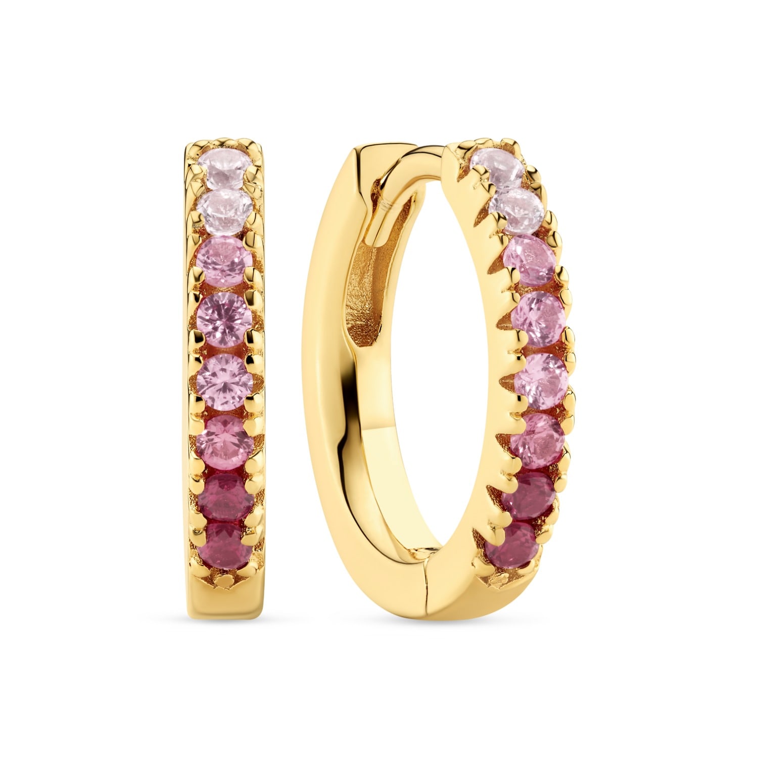 Sif Jakobs Jewellery Women's Pink / Purple / Gold Earrings Ellera - Gold & Pink