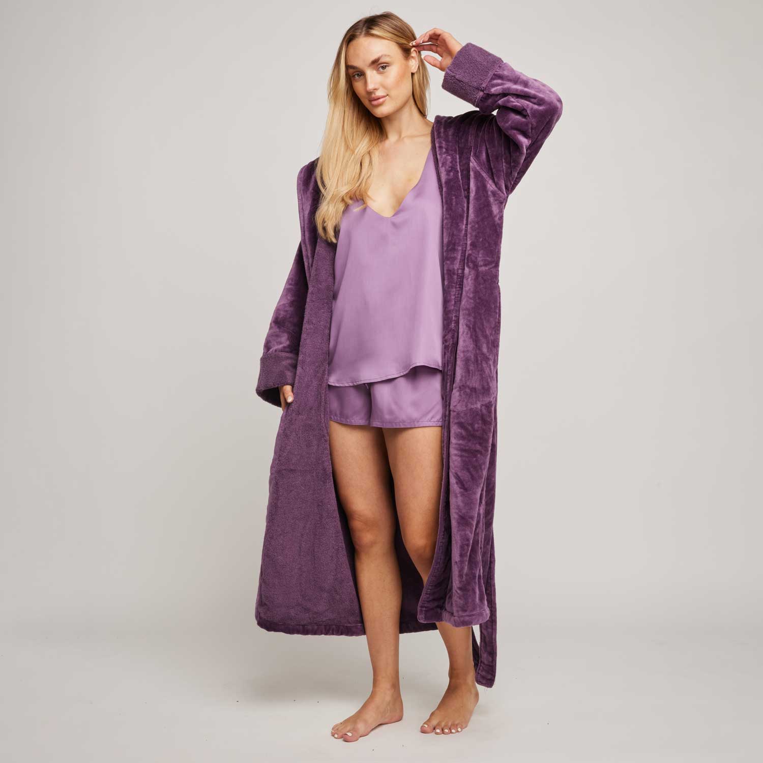 Organic Cotton Hooded Bath & Spa Robe / Swim Cover-Up - Viverano