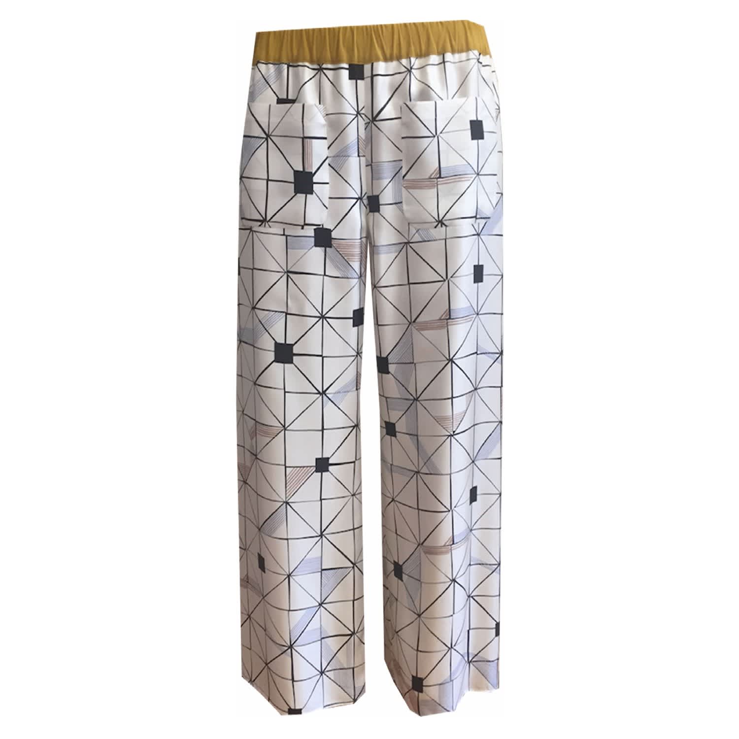 relaxed fit cropped pants