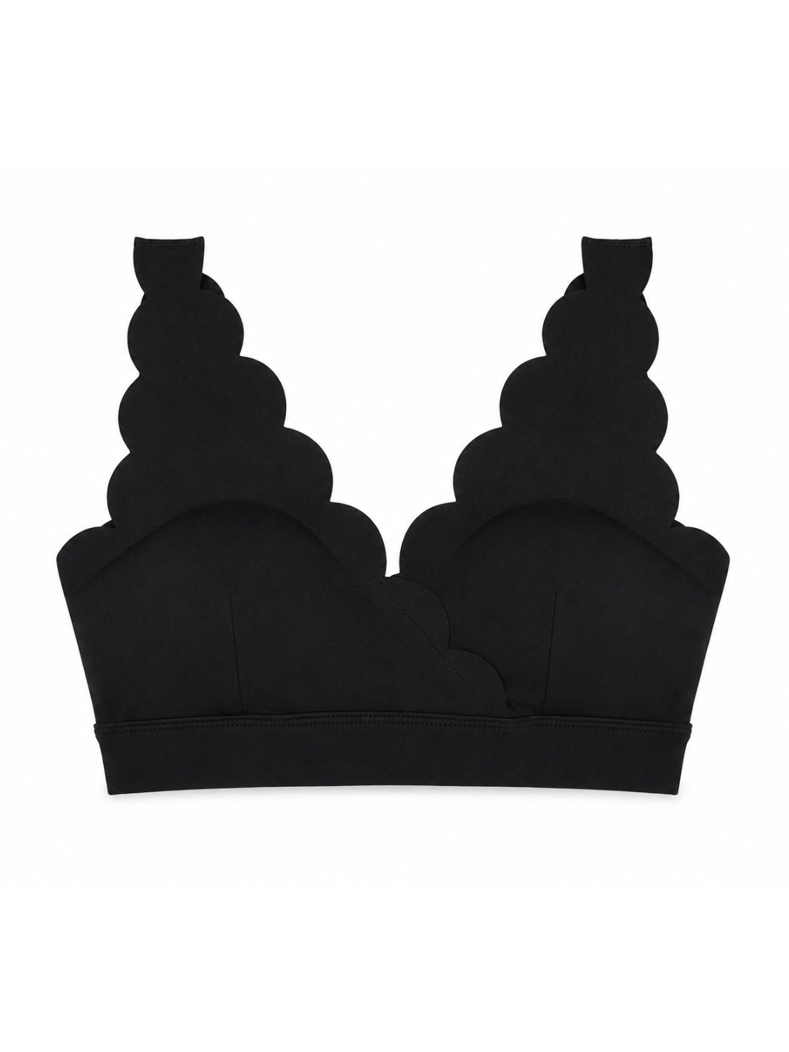 Altra Volta Women's Waves Black Sports Bra