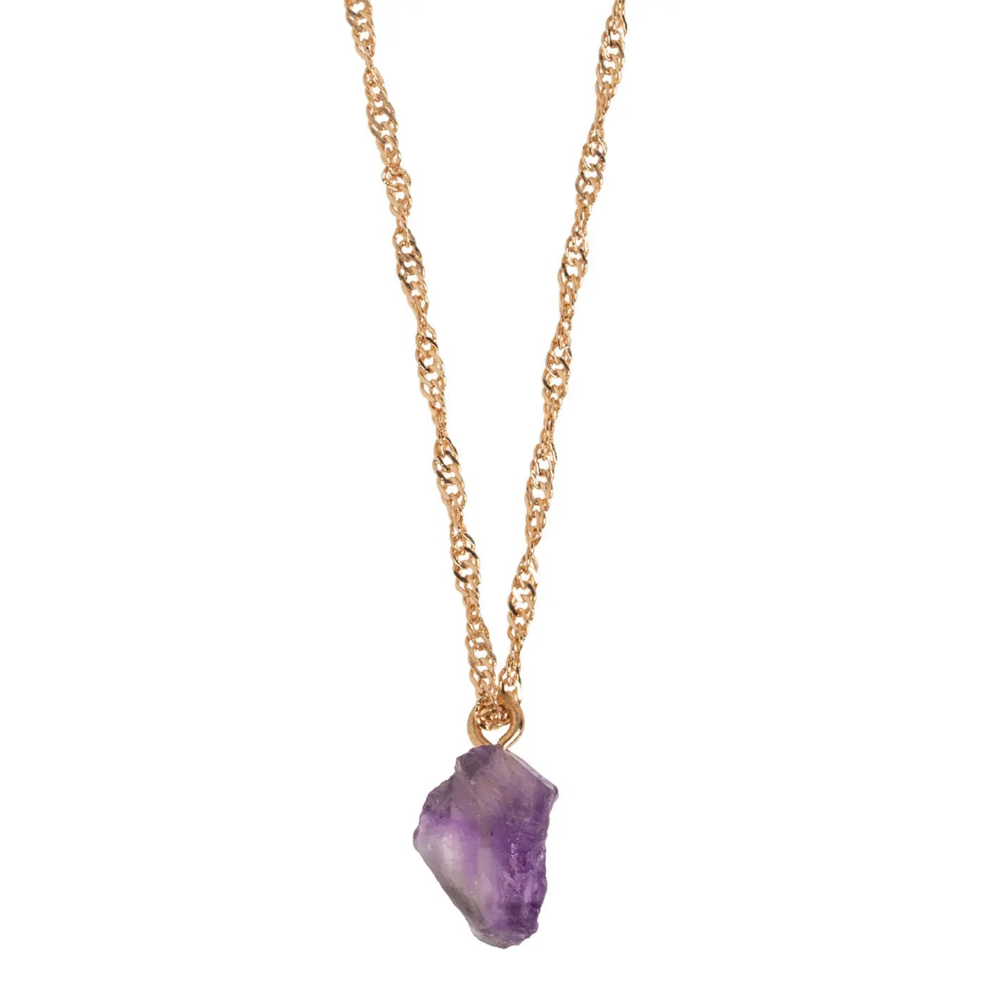 Timi Of Sweden Women's Gold Stay Cool Amethyst Necklace