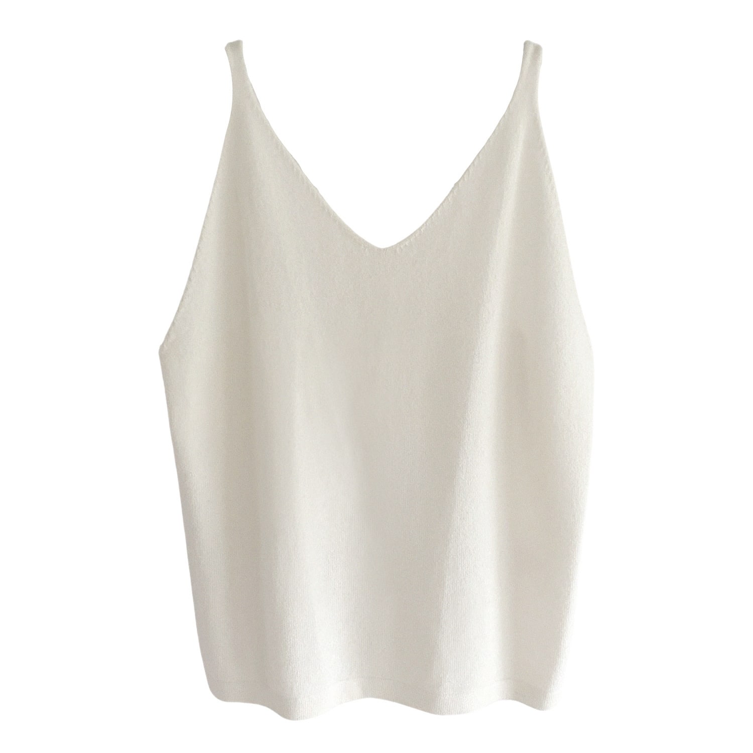 Zenzee Women's Neutrals Cashmere Camisole - Ivory In White