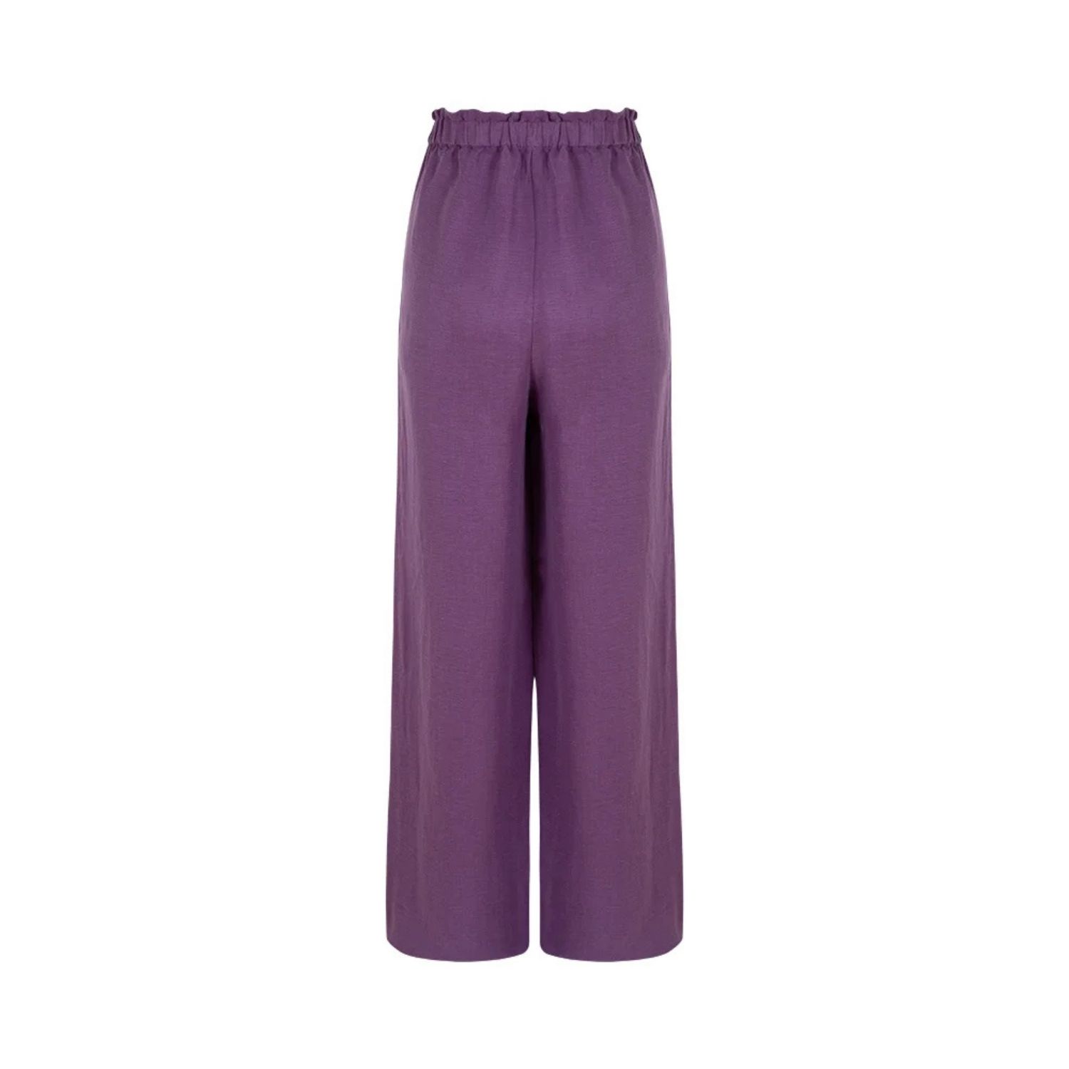 Fiolas Women's Pink / Purple Iris Purple Trousers In Pink/purple