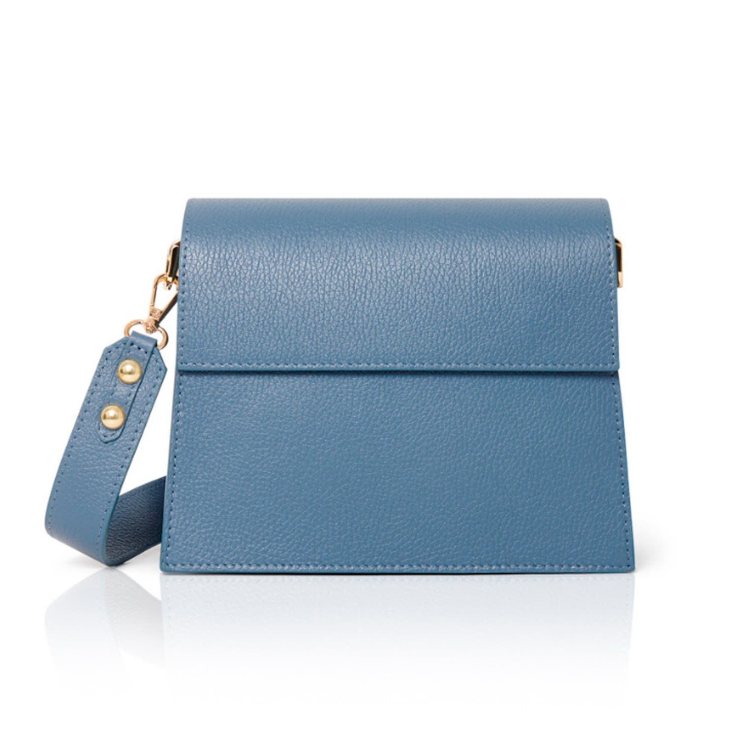 Women’s Alba Handbag In Denim Blue Betsy & Floss