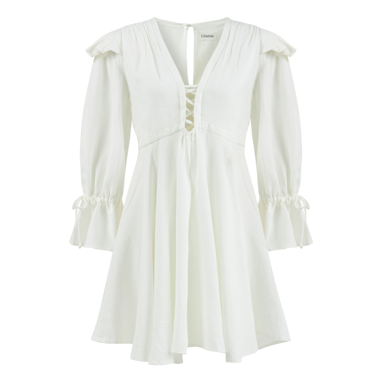 Lilamie Women's White Sicily Dress In White
