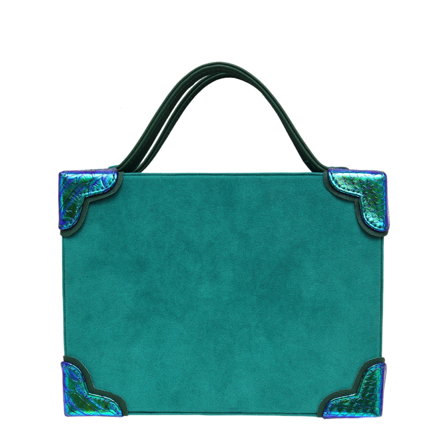 Simitri Women's Green Ariel Briefcase Bag In Green