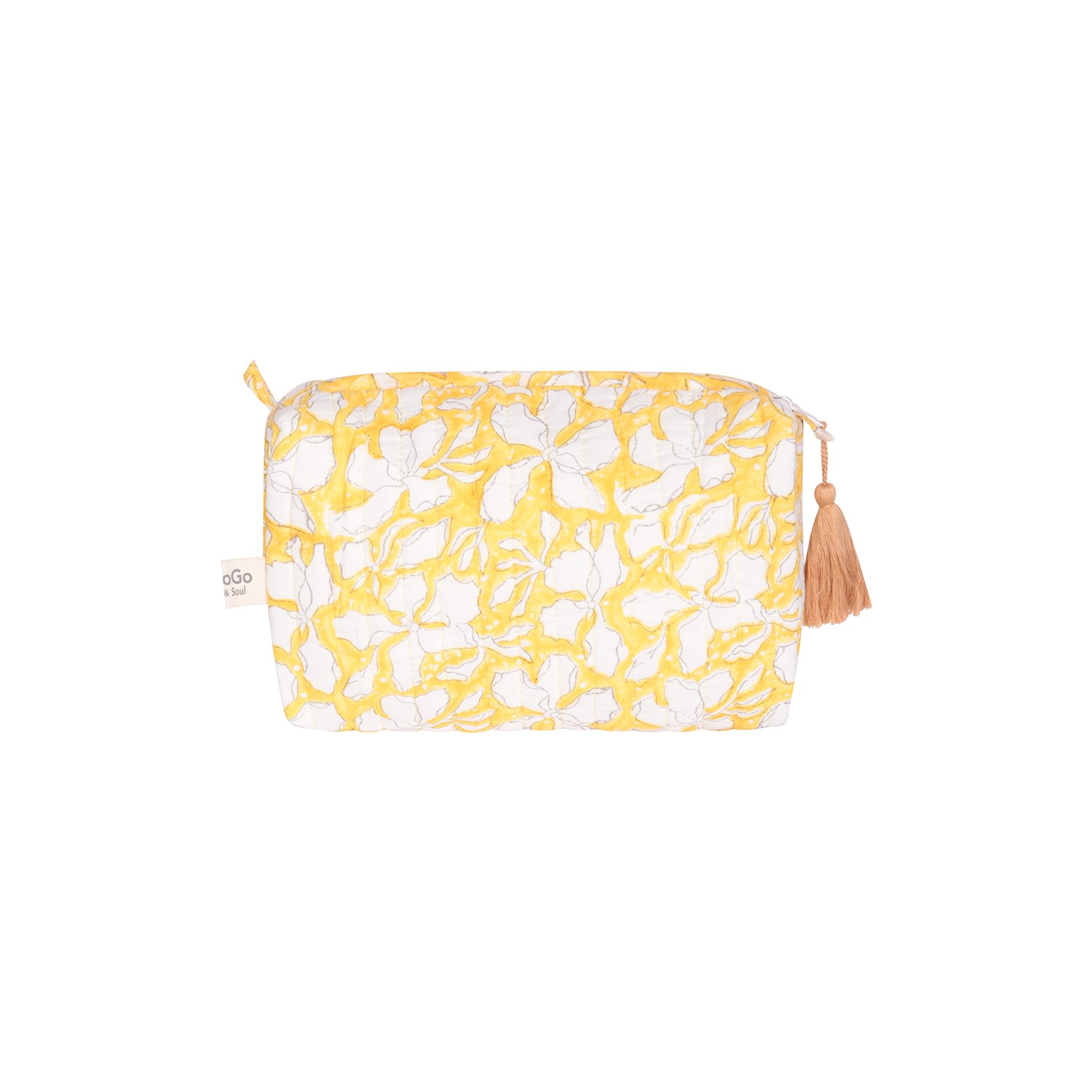 Women’s Yellow / Orange Buttercup Tile Wash Bag - Yellow One Size Nologo-Chic