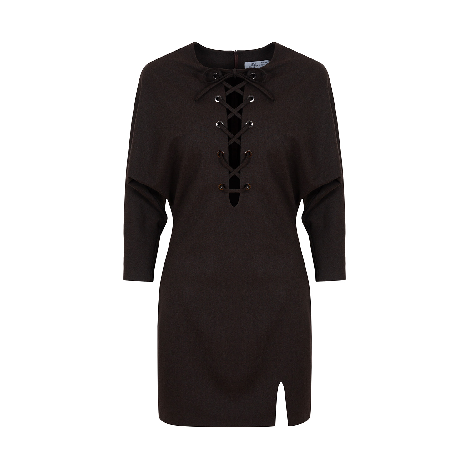 The Molc Women's Brown Aspen Dress In Black
