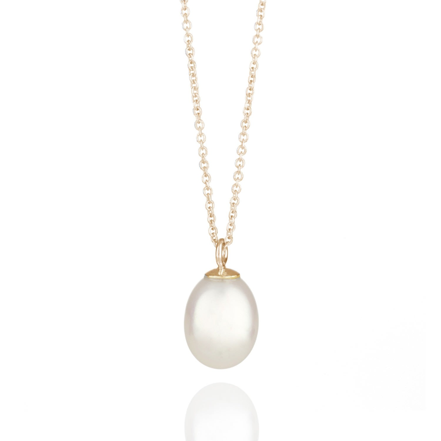 Women's Gold / White Yellow Gold Pearl Necklace | Augustine Jewels