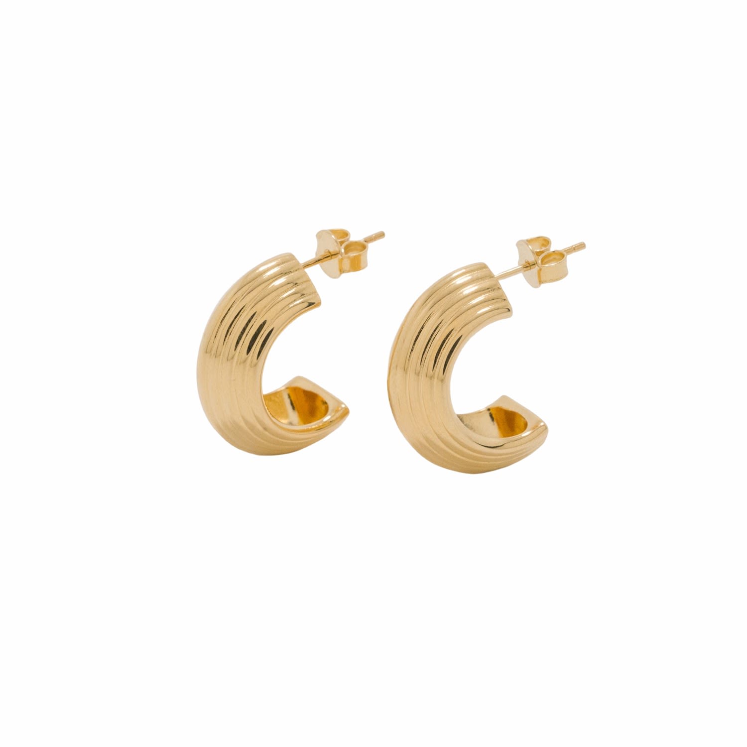 Women’s Harper Chunky Gold Hoop Earrings Frida & Florence