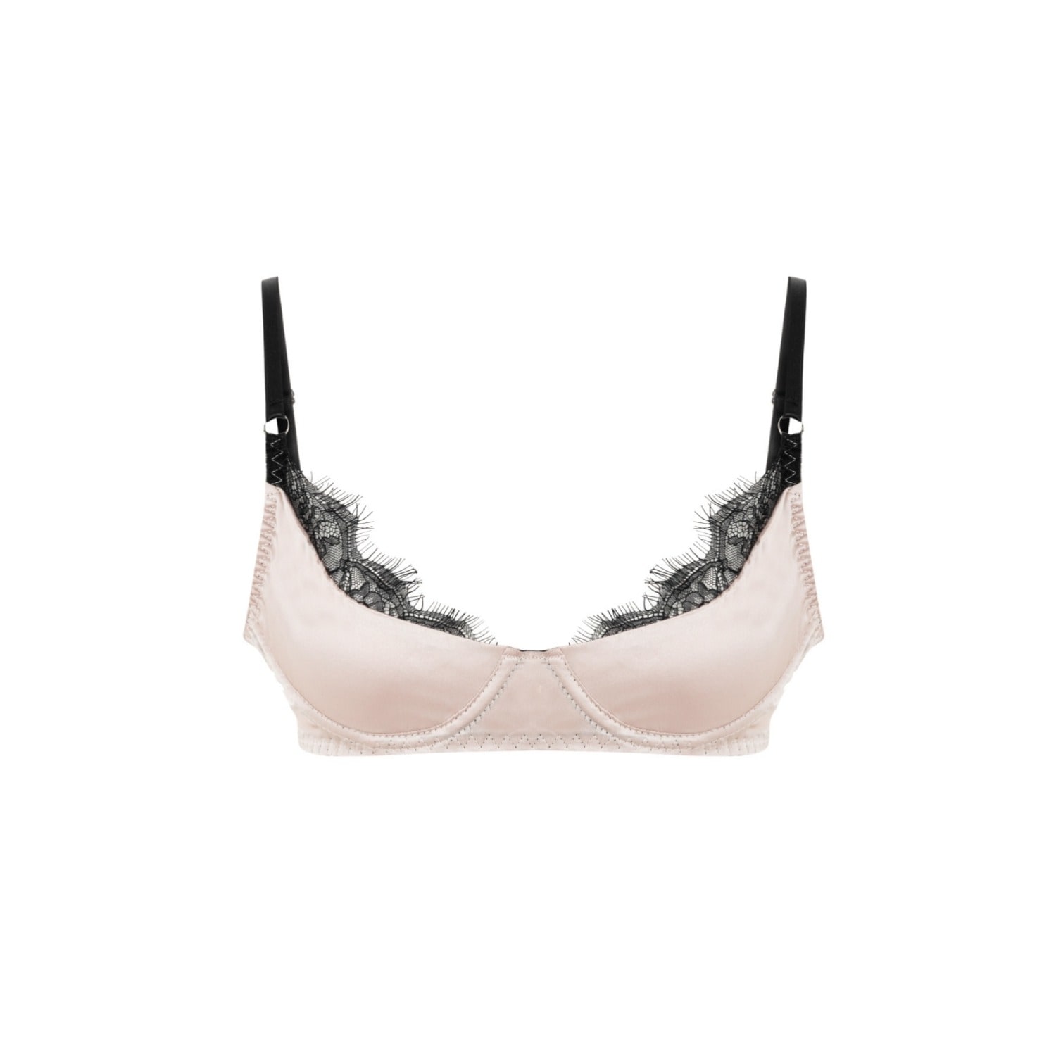 Mers Silk Women's Eos Pure Pink Silk Bra