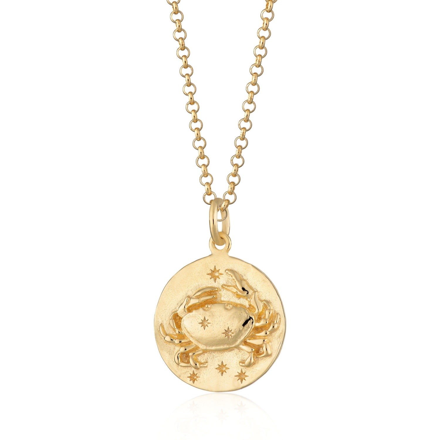 Women’s Gold Cancer Zodiac Necklace Scream Pretty