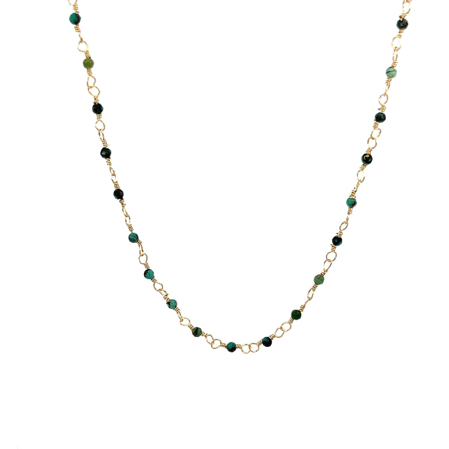 Women’s Chiyo Beaded Necklace / Turquoise Gosia Orlowska