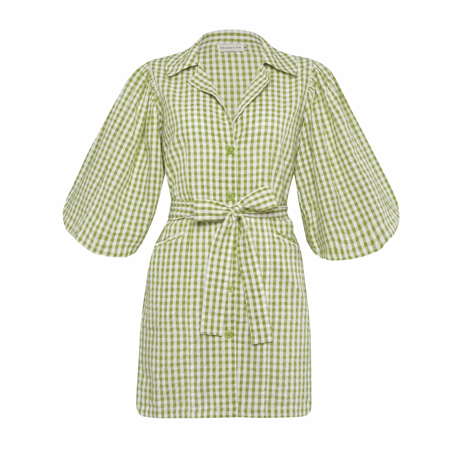 slim fit dress slacks Gingham Smocked Puff Sleeve Summer Dress – Charming Charlie