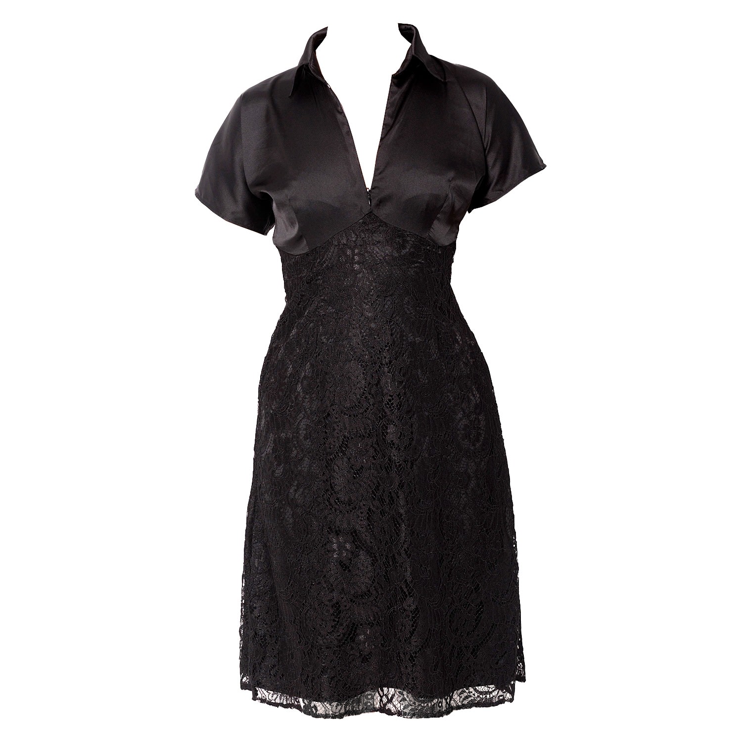 Women’s A Dress With A Touch Of The Last Century - Black Large Maison Bogomil