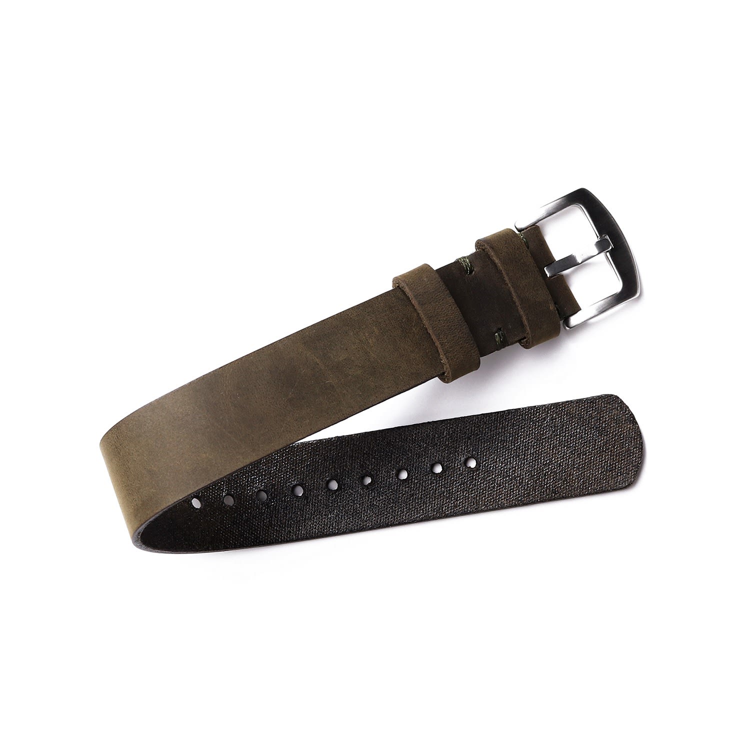 Roarcraft Men's Military Style Watch Strap - Antique Green In Green