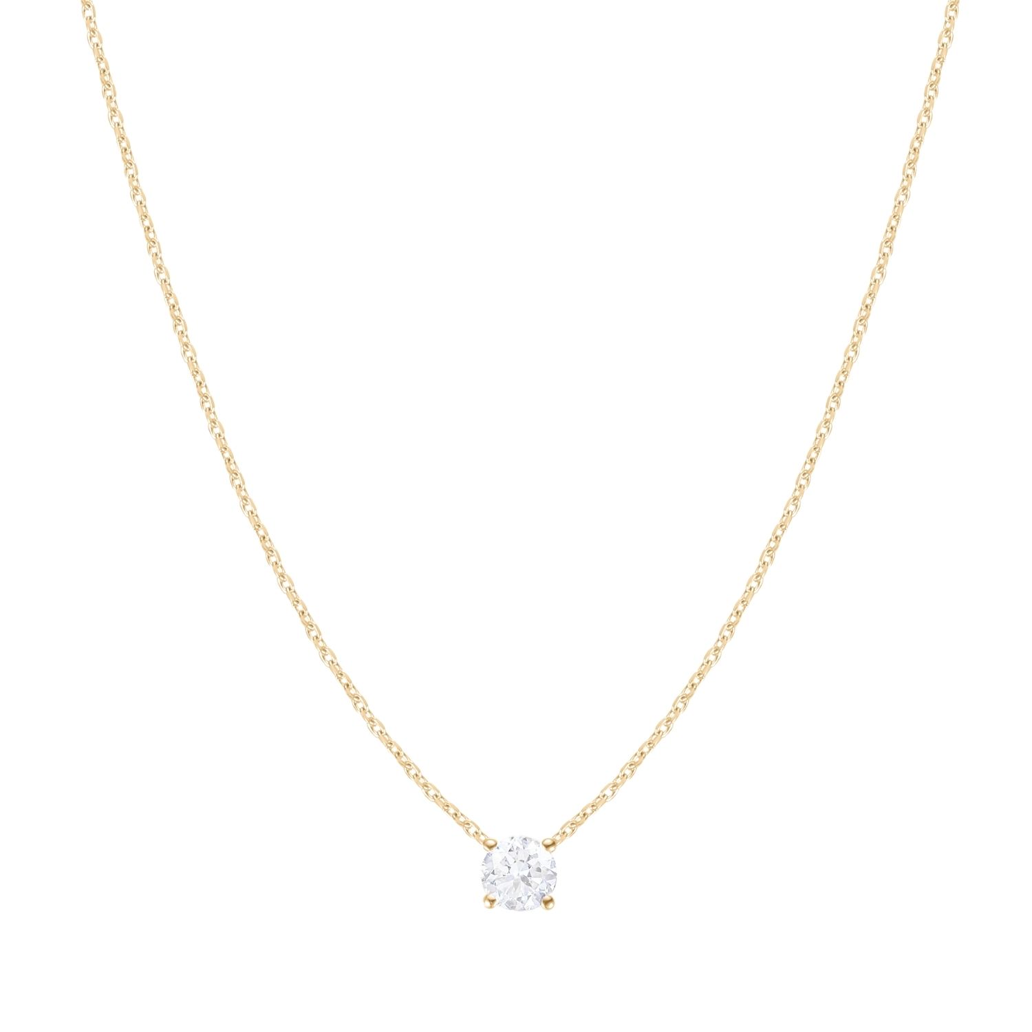 Dyamka Women's Must Diamond Necklace Yellow Gold In Yellow
